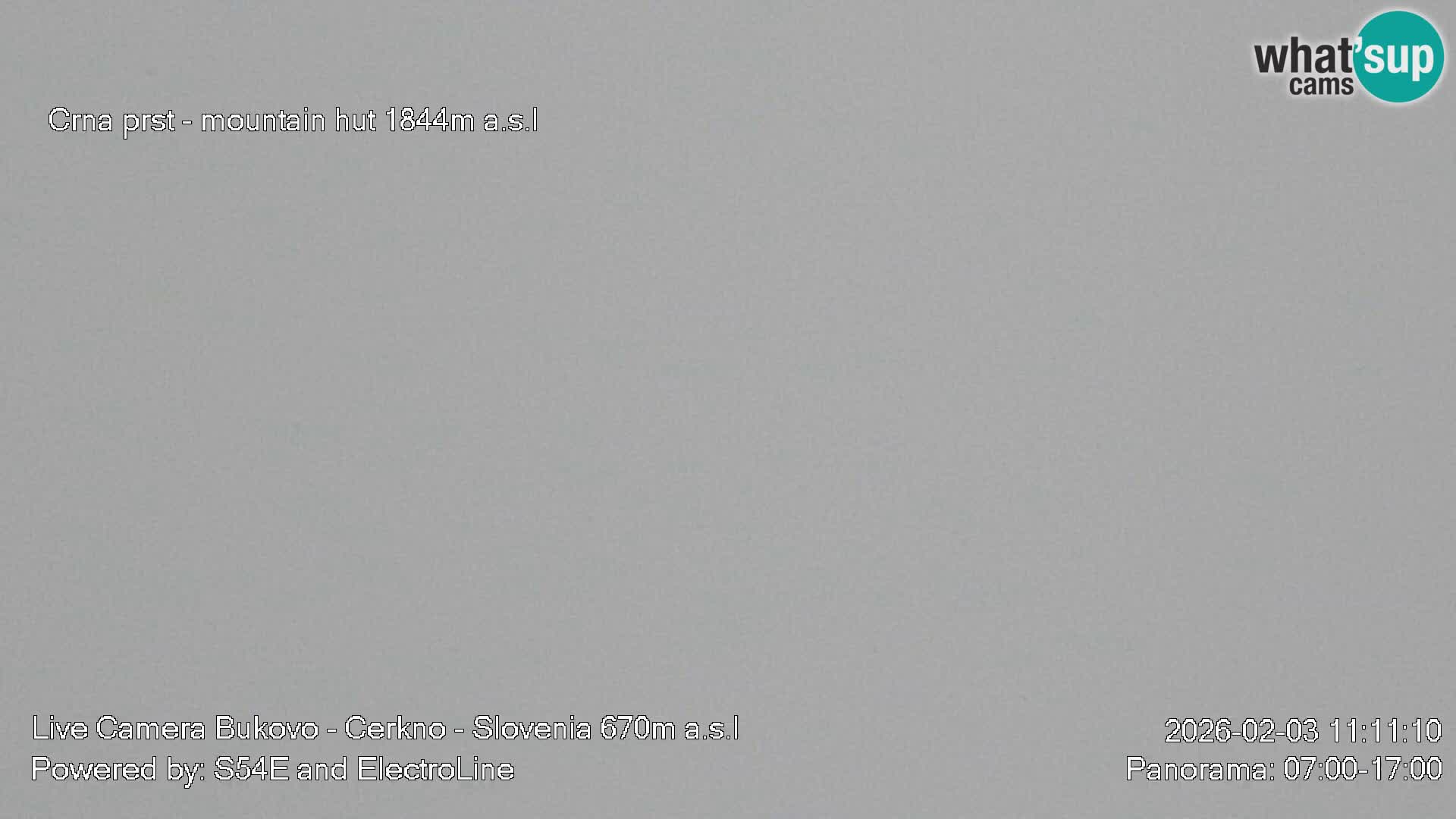 Web kamera Bukovo – Baška grapa | Cerkno | Slovenija