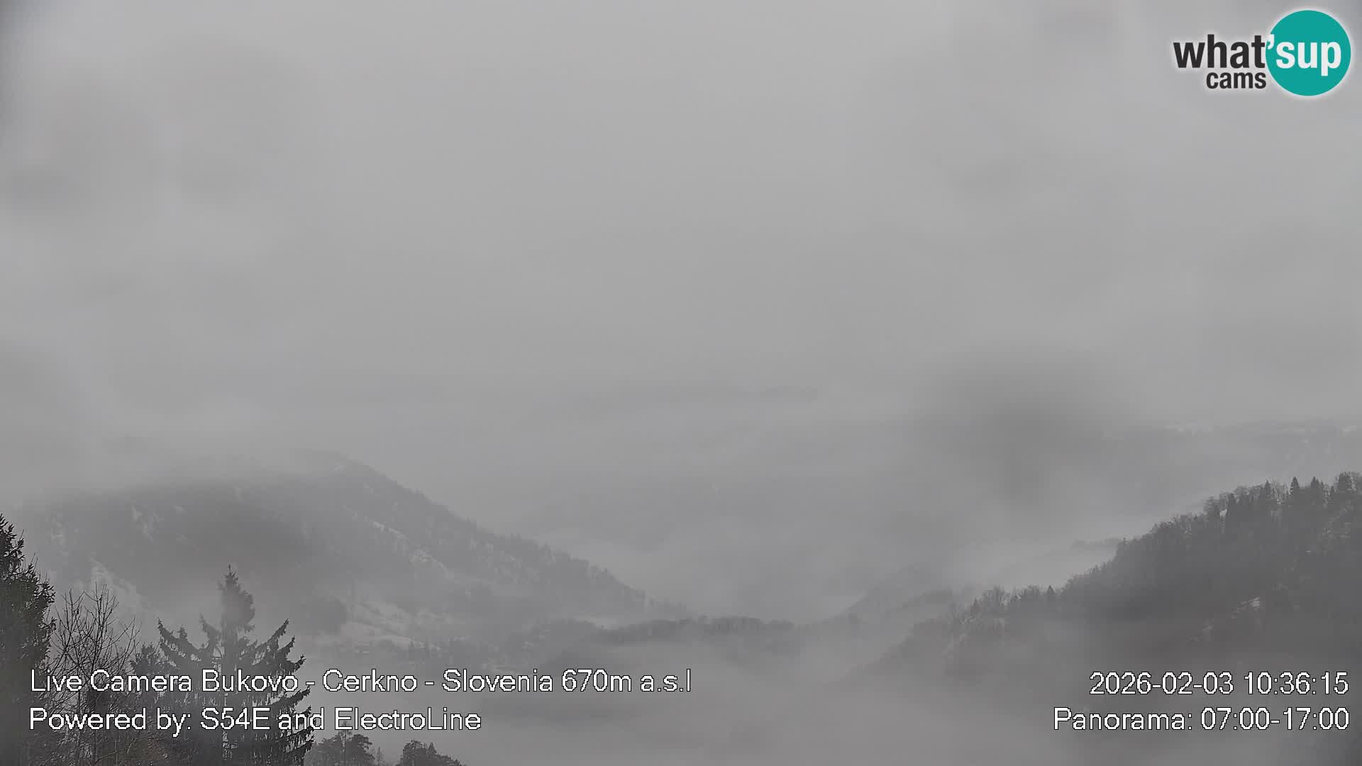 Webcam Bukovo – Baška grapa | Cerkno | Slovénie