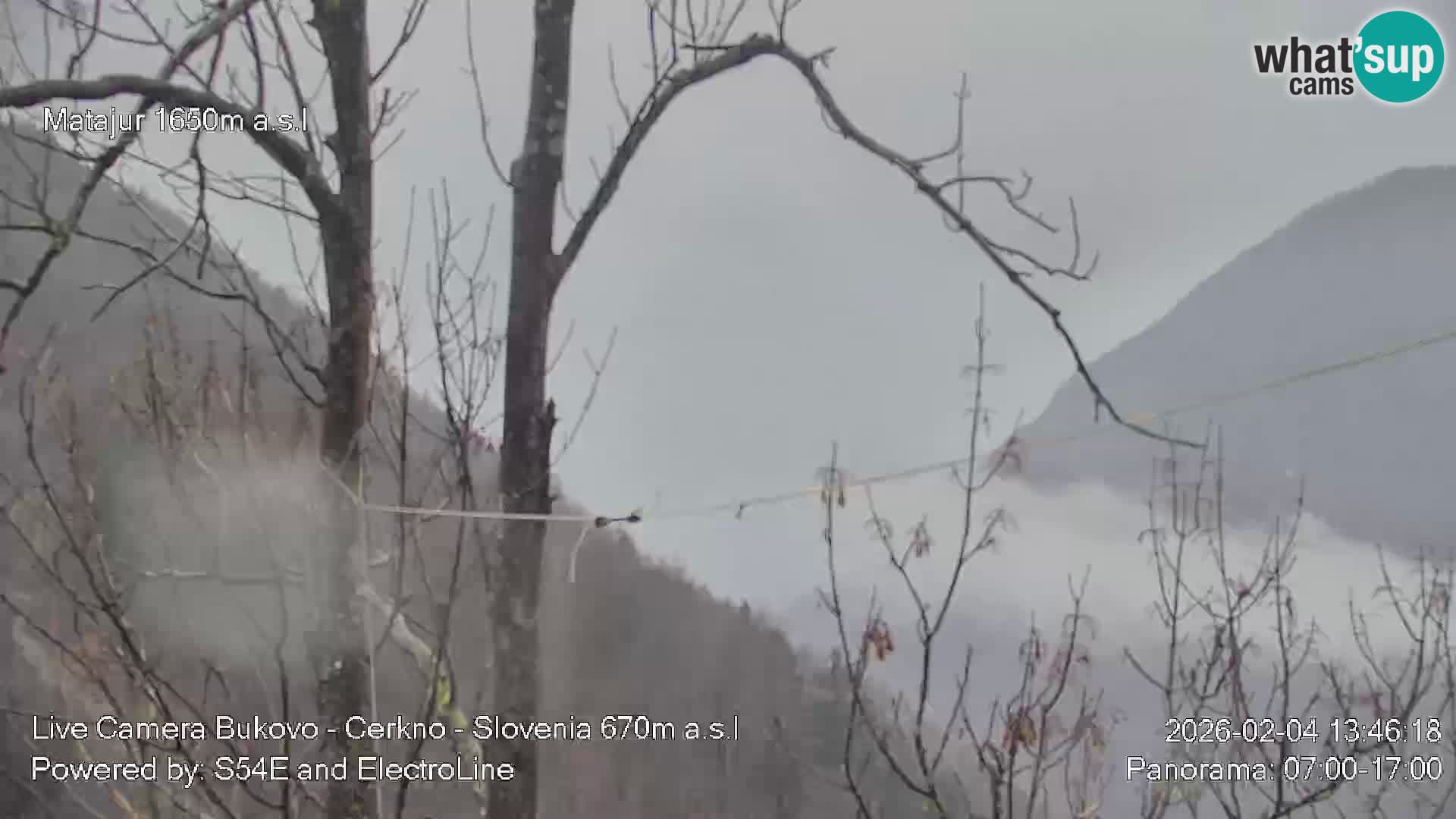 Webcam Bukovo – Baška grapa | Cerkno | Slovénie