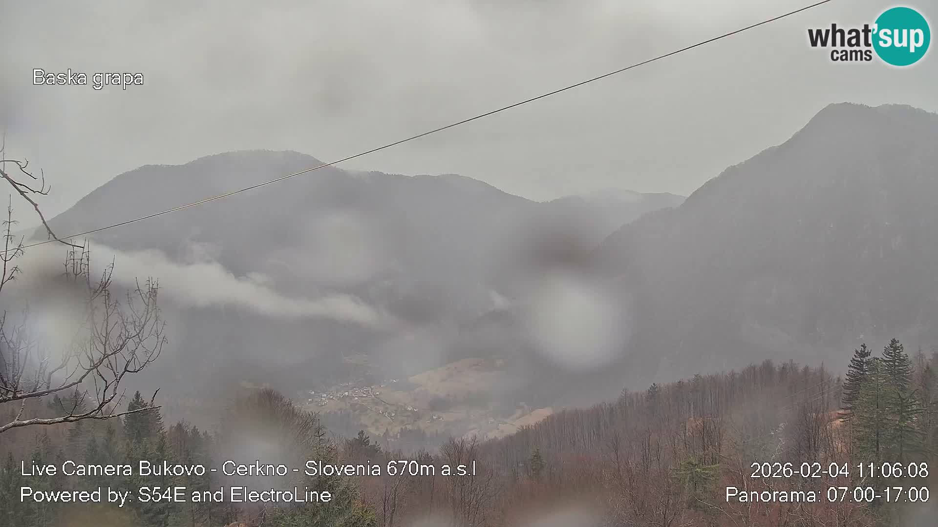Webcam Bukovo – Baška grapa | Cerkno | Slovénie