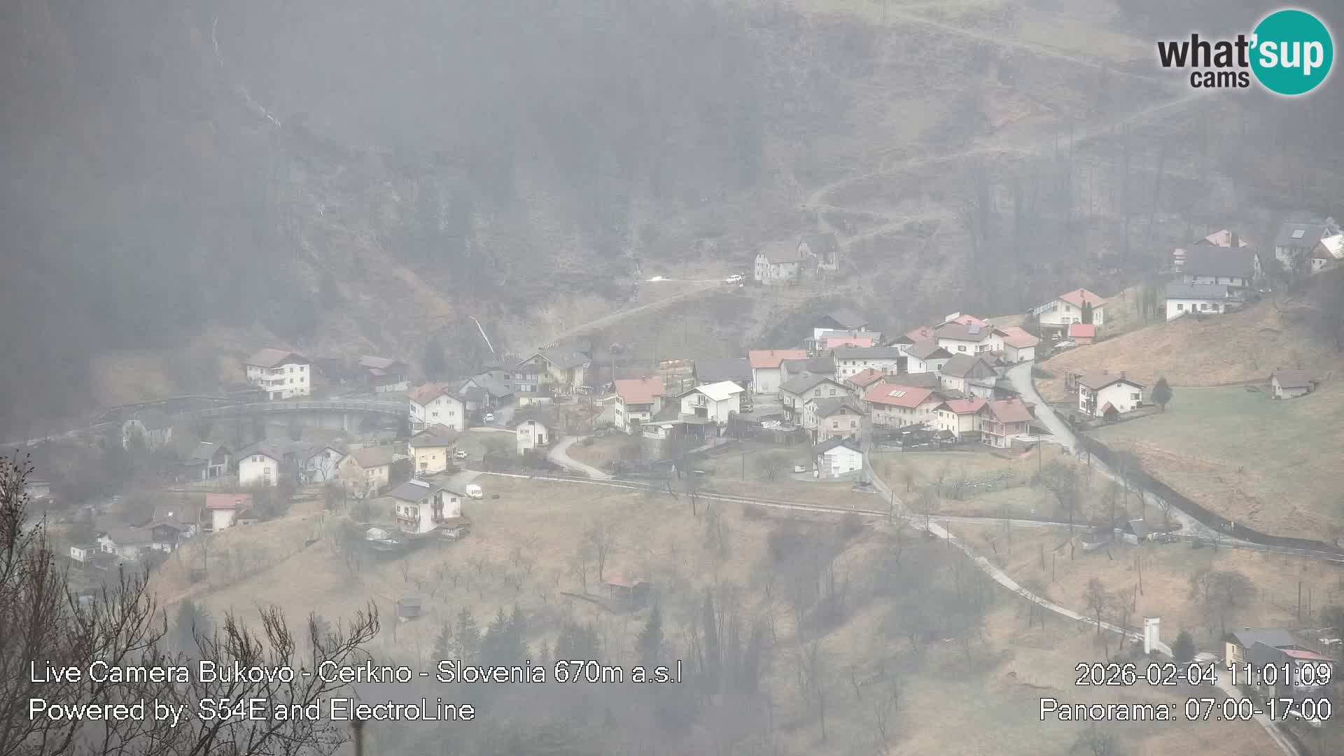 Web kamera Bukovo – Baška grapa | Cerkno | Slovenija