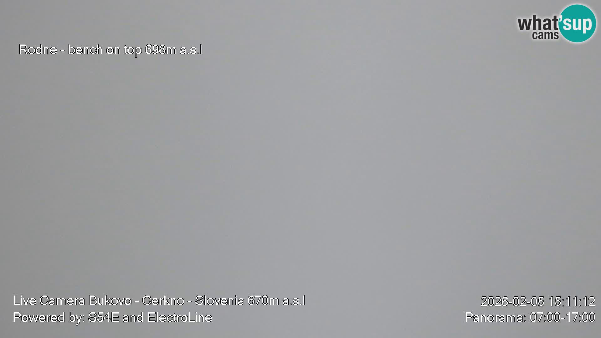 Web kamera Bukovo – Baška grapa | Cerkno | Slovenija