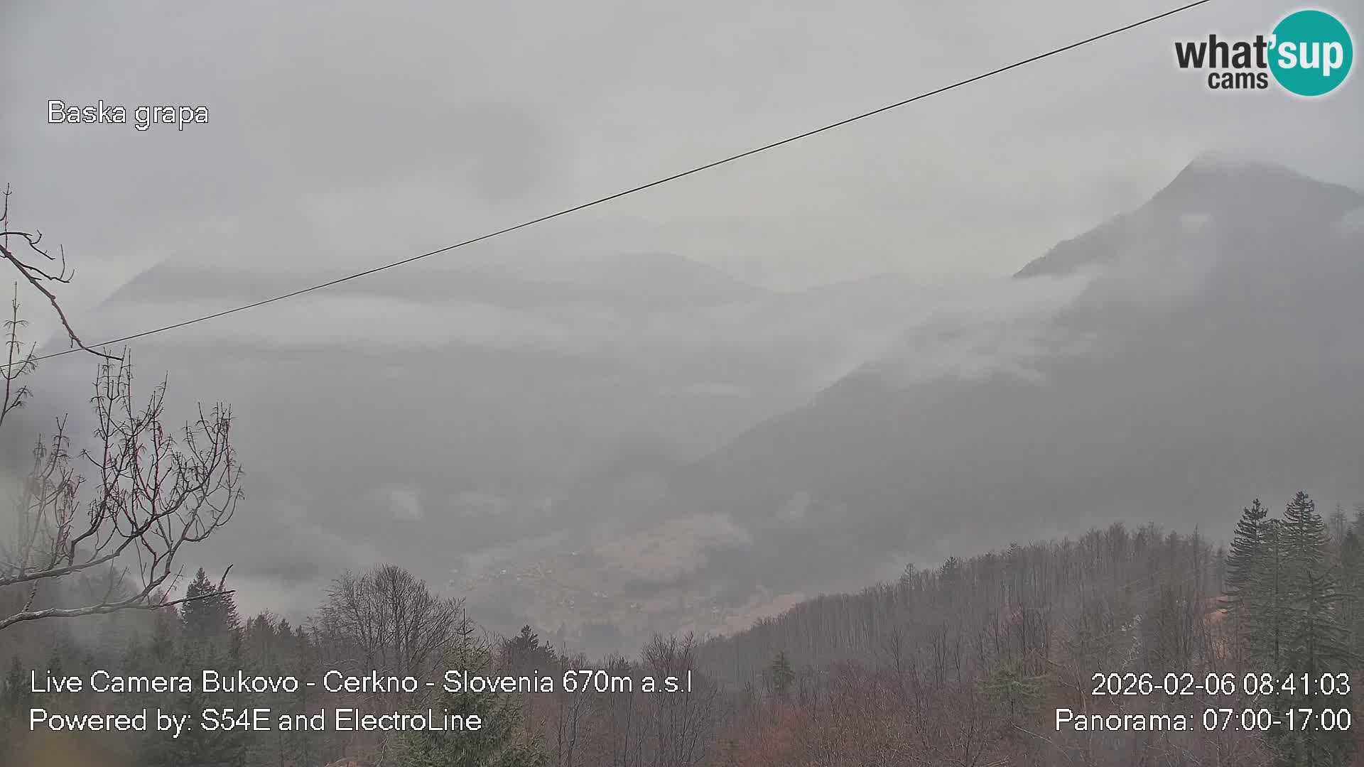 Bukovo Webcam – Baška grapa | Cerkno | Slowenien