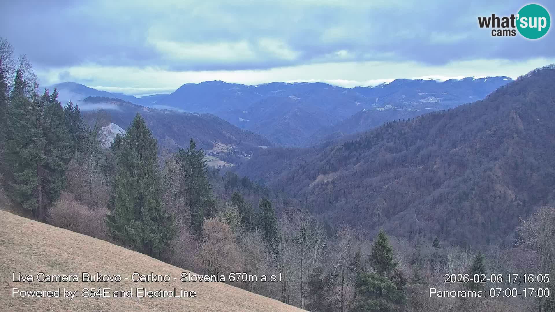 Webcam Bukovo – Baška grapa | Cerkno | Slovénie