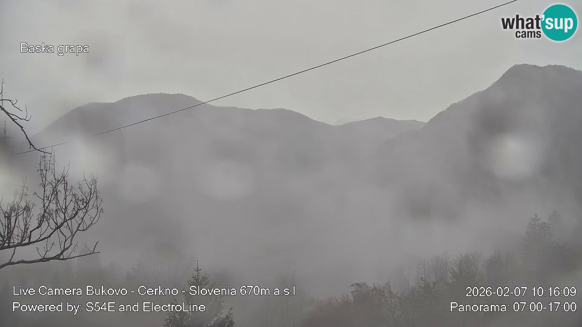 Webcam en vivo Bukovo – Baška grapa | Cerkno | Eslovenia