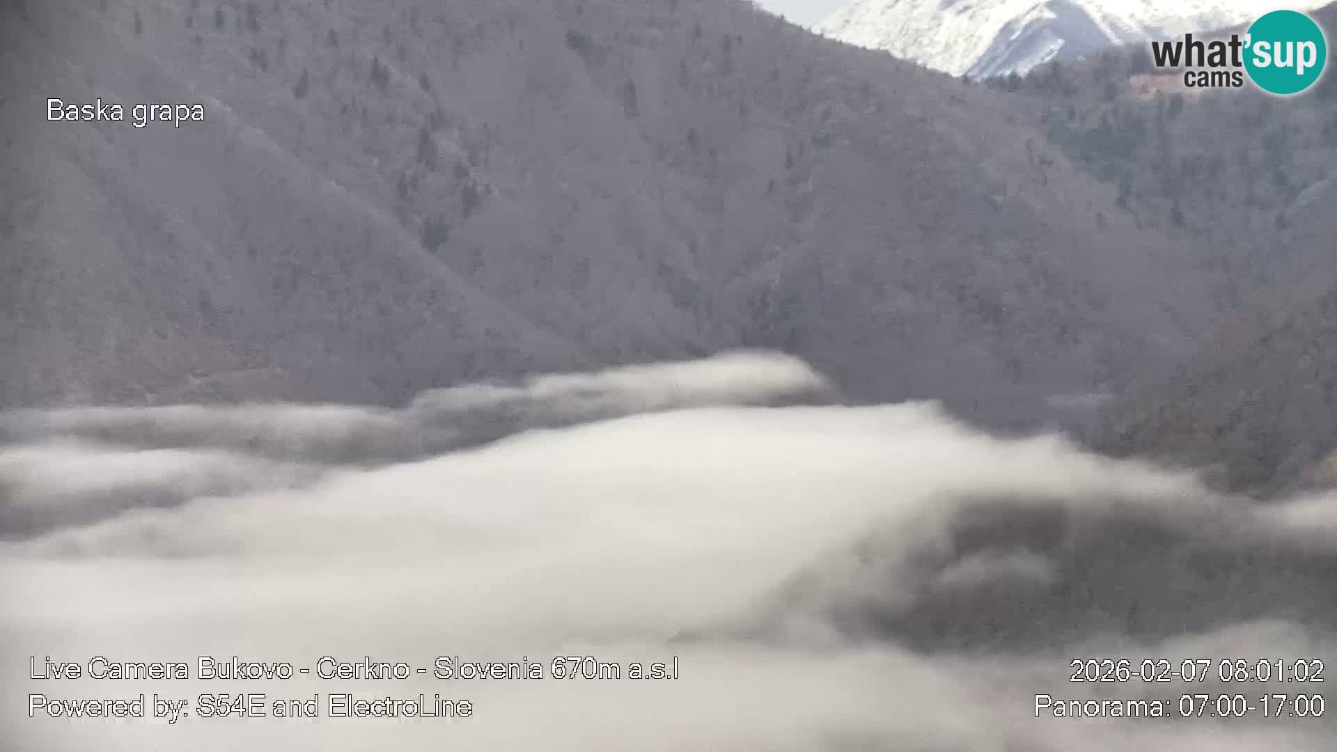 Webcam Bukovo – Baška grapa | Cerkno | Slovénie