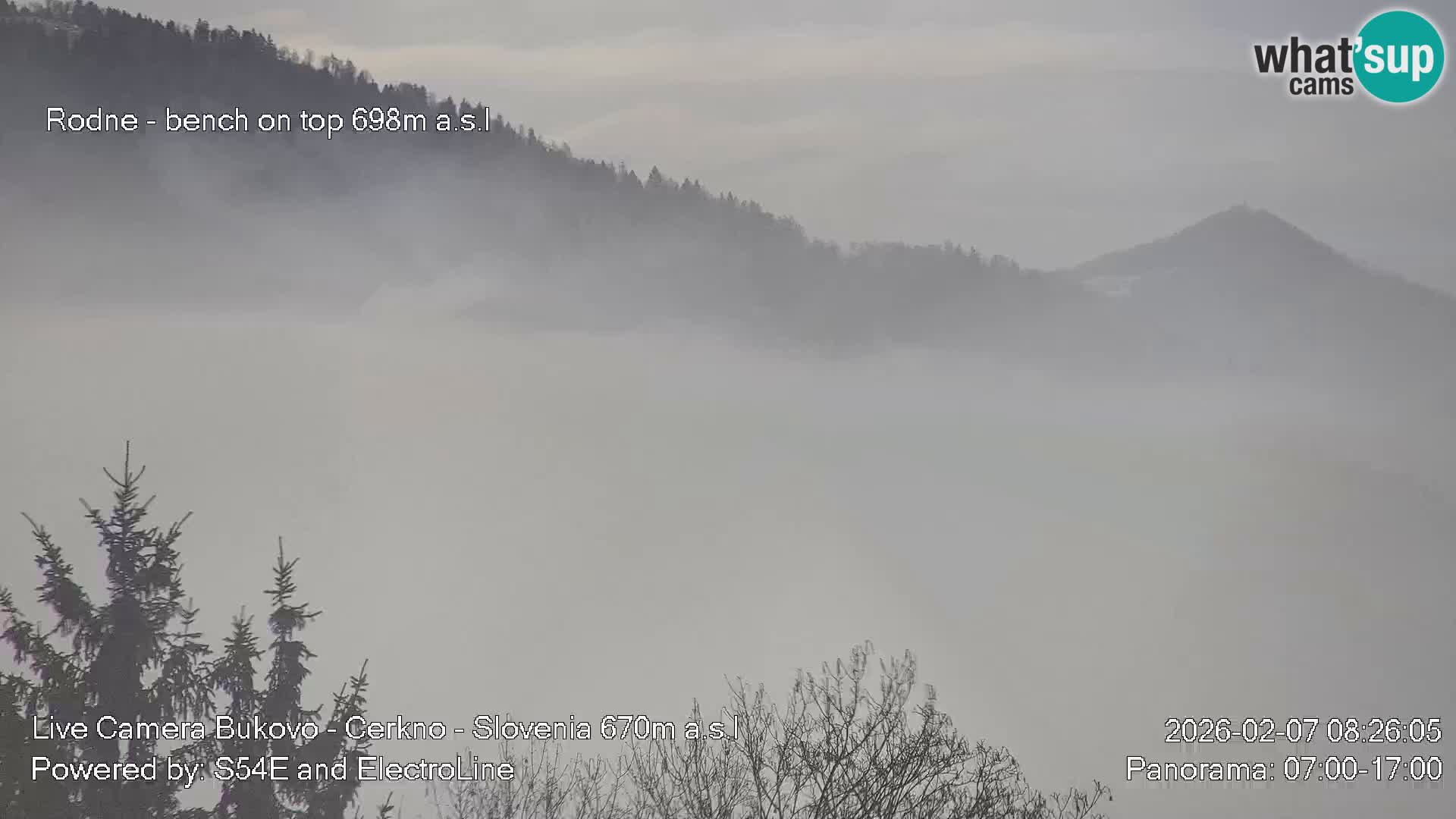 Web kamera Bukovo – Baška grapa | Cerkno | Slovenija