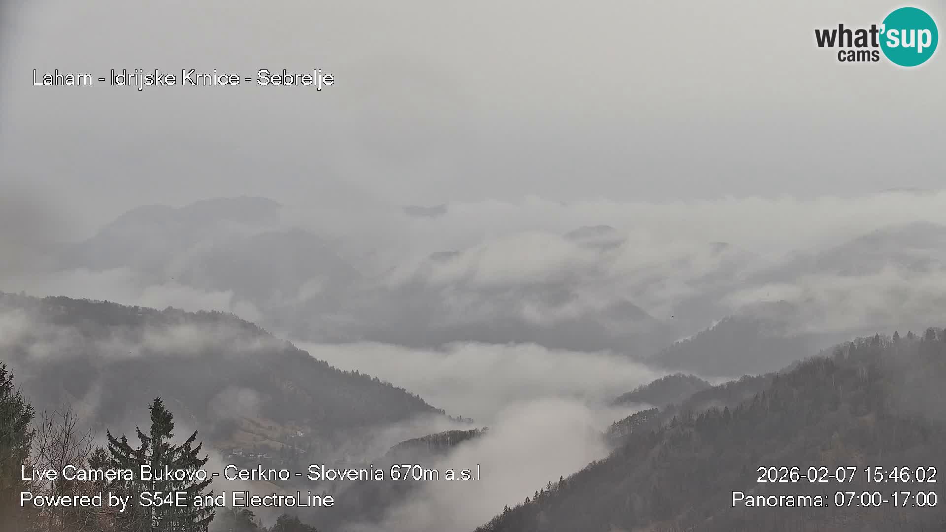 Webcam en vivo Bukovo – Baška grapa | Cerkno | Eslovenia