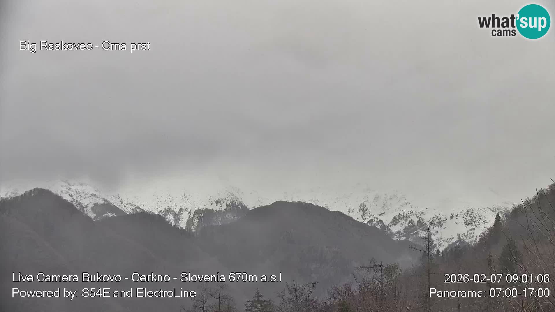 Webcam Bukovo – Baška grapa | Cerkno | Slovenia