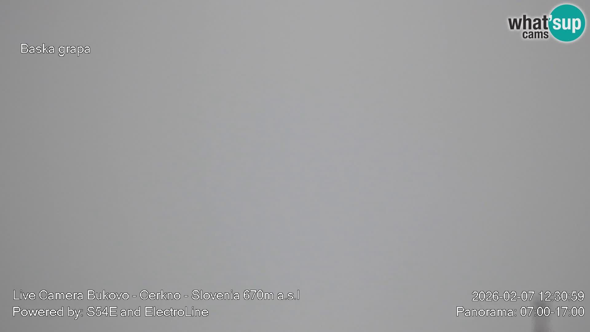 Webcam Bukovo – Baška grapa | Cerkno | Slovénie