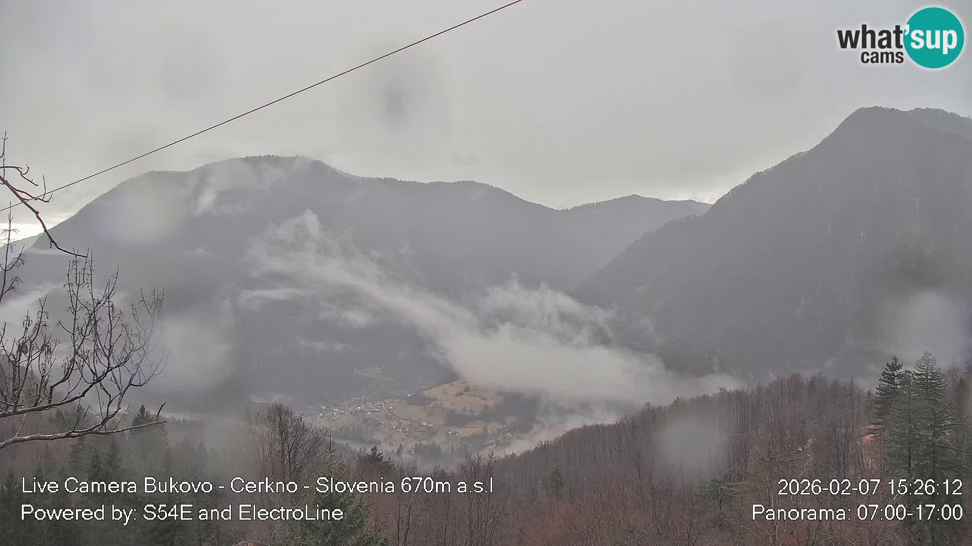 Webcam Bukovo – Baška grapa | Cerkno | Slovénie