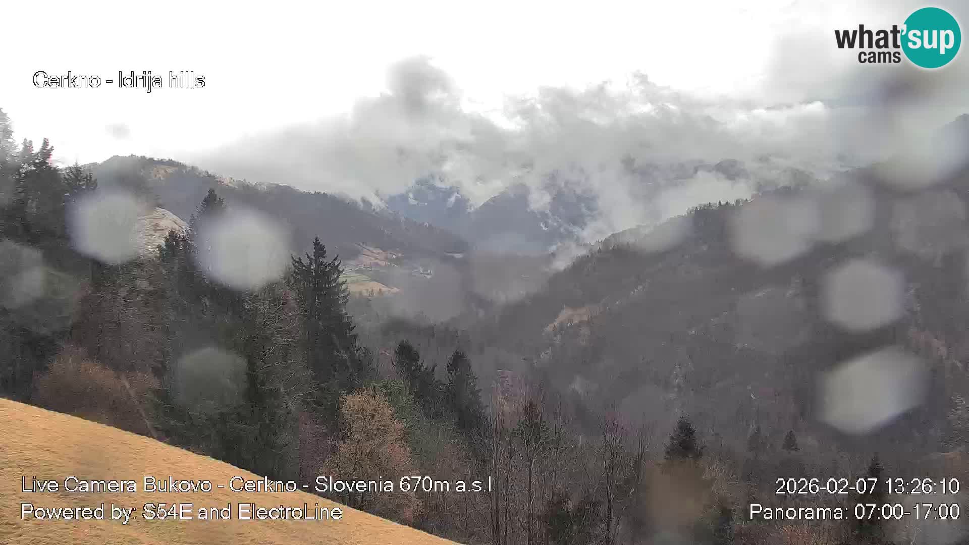 Web kamera Bukovo – Baška grapa | Cerkno | Slovenija