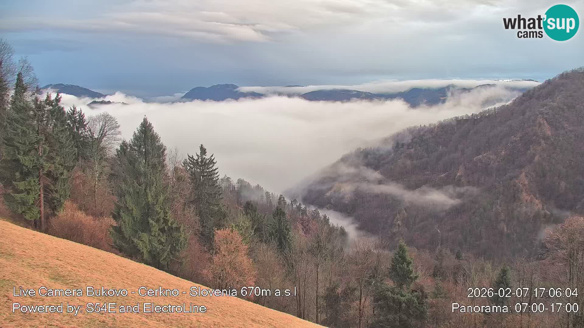 Web kamera Bukovo – Baška grapa | Cerkno | Slovenija