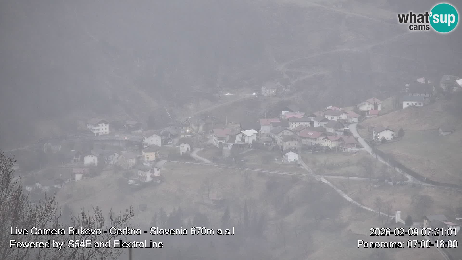 Web kamera Bukovo – Baška grapa | Cerkno | Slovenija