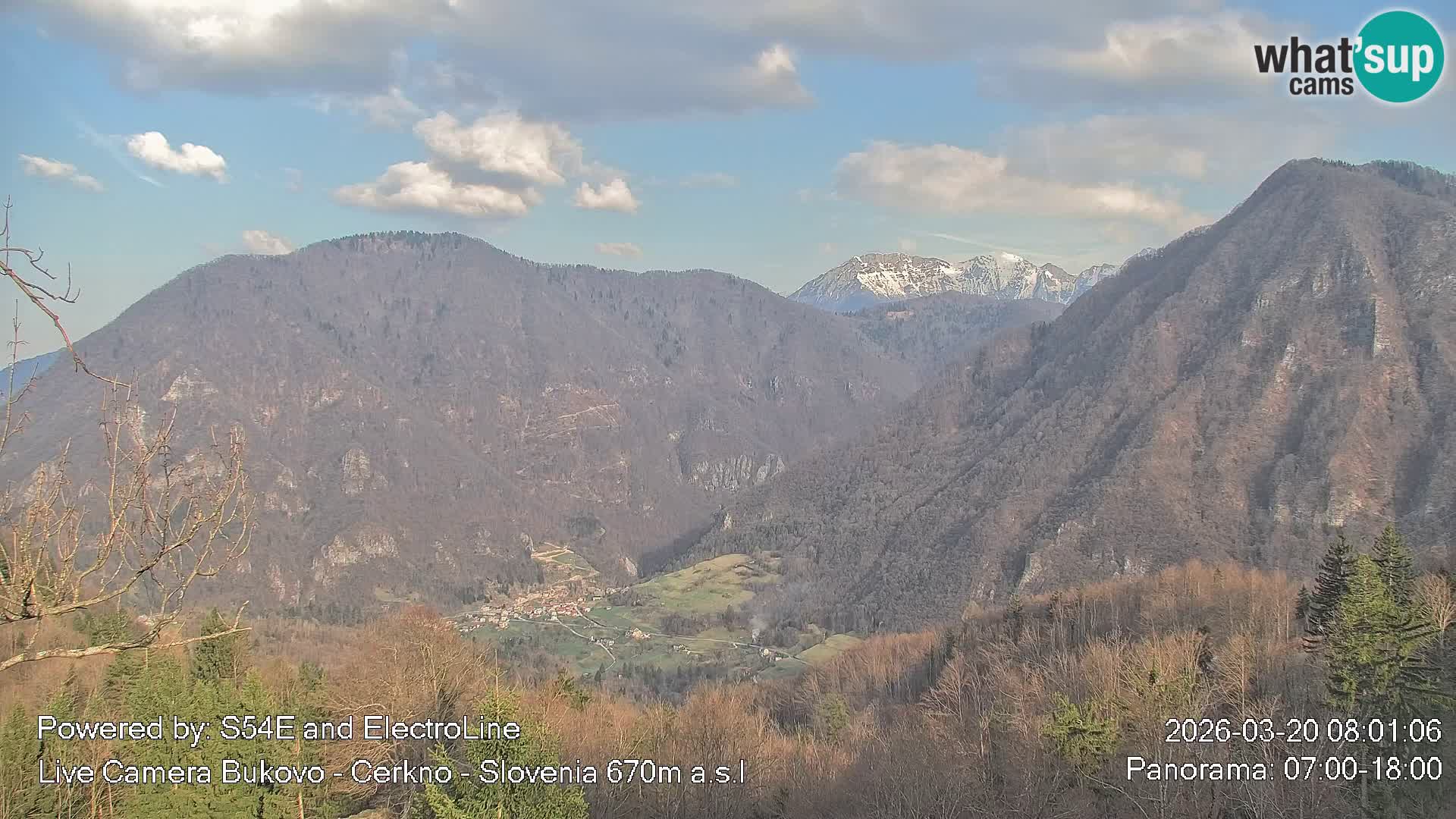 Webcam en vivo Bukovo – Baška grapa | Cerkno | Eslovenia