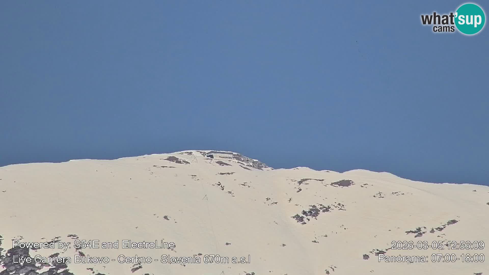 Web kamera Bukovo – Baška grapa | Cerkno | Slovenija