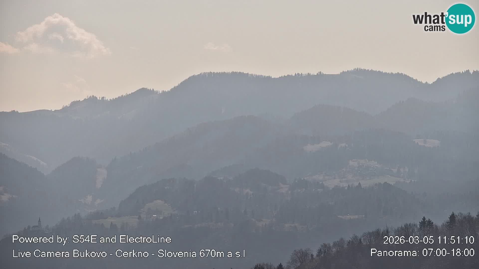 Webcam Bukovo – Baška grapa | Cerkno | Slovenia