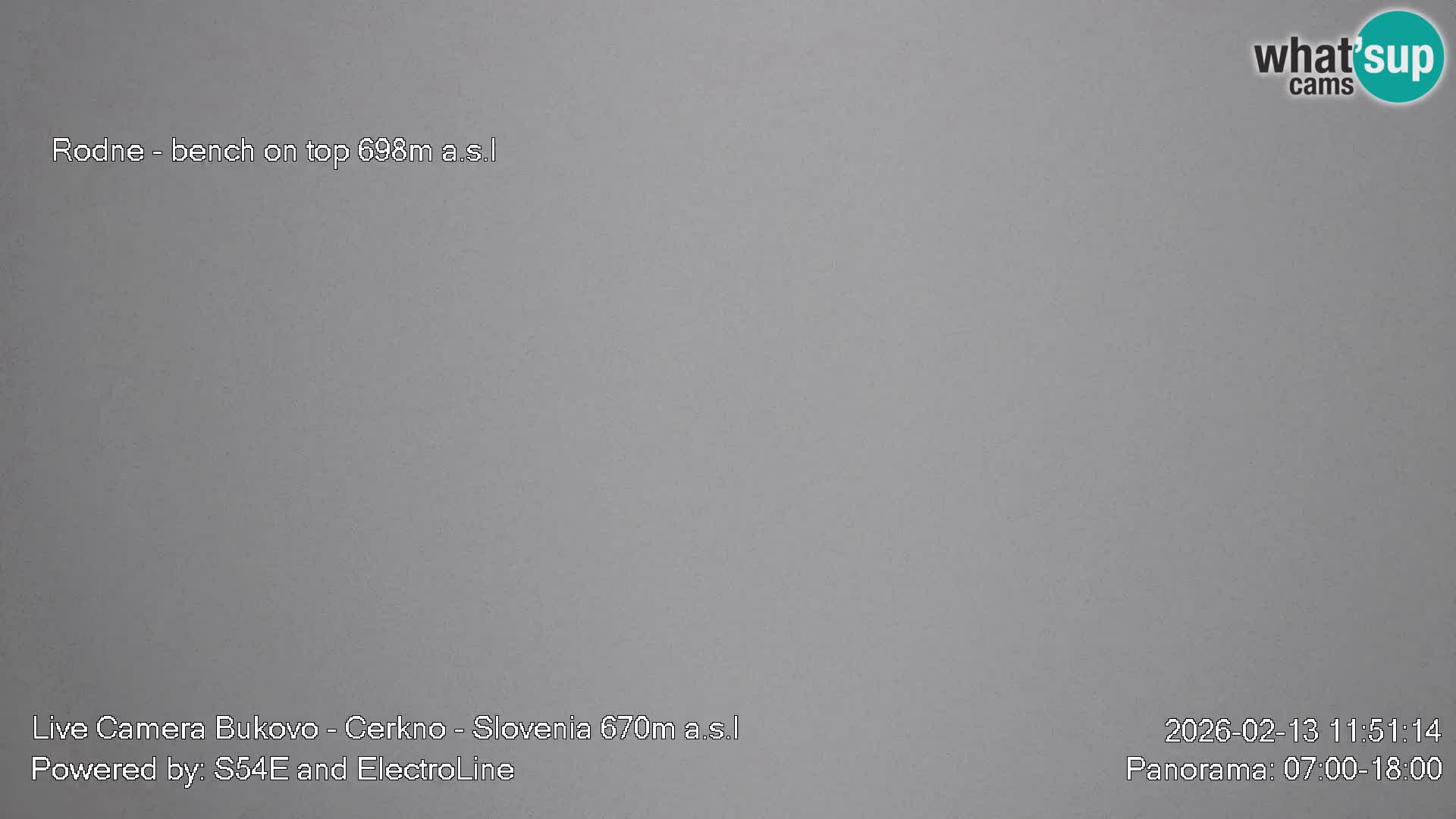 Webcam Bukovo – Baška grapa | Cerkno | Slovénie