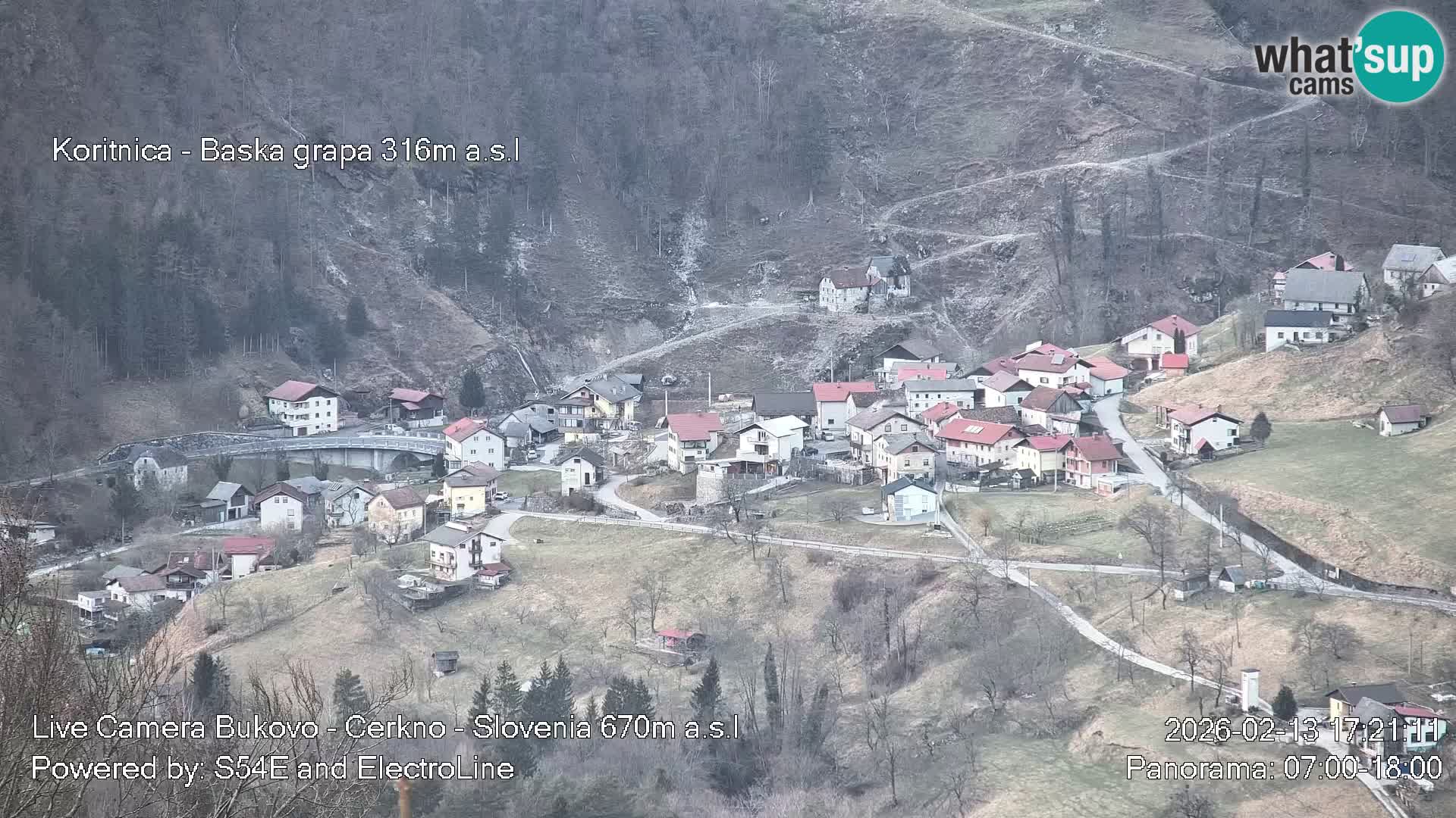 Webcam Bukovo – Baška grapa | Cerkno | Slovenia