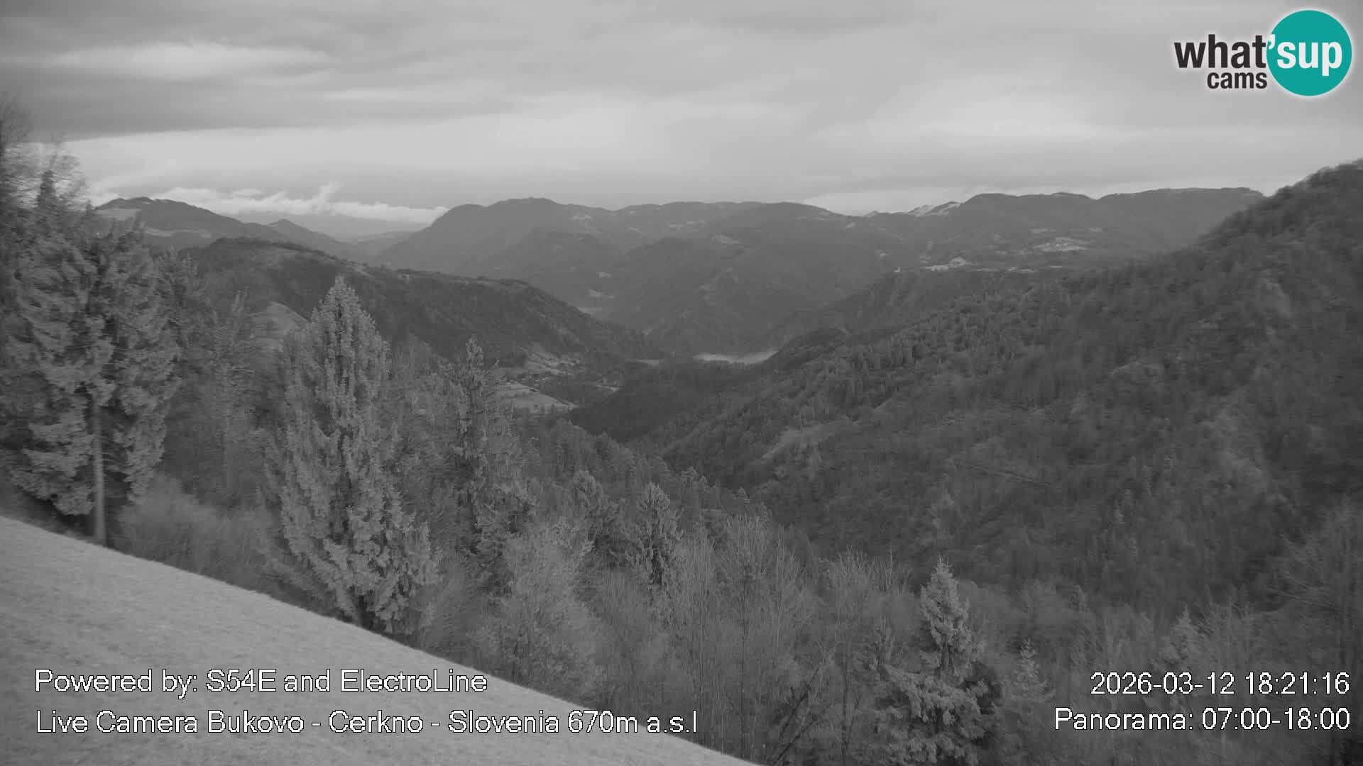 Webcam Bukovo – Baška grapa | Cerkno | Slovenia
