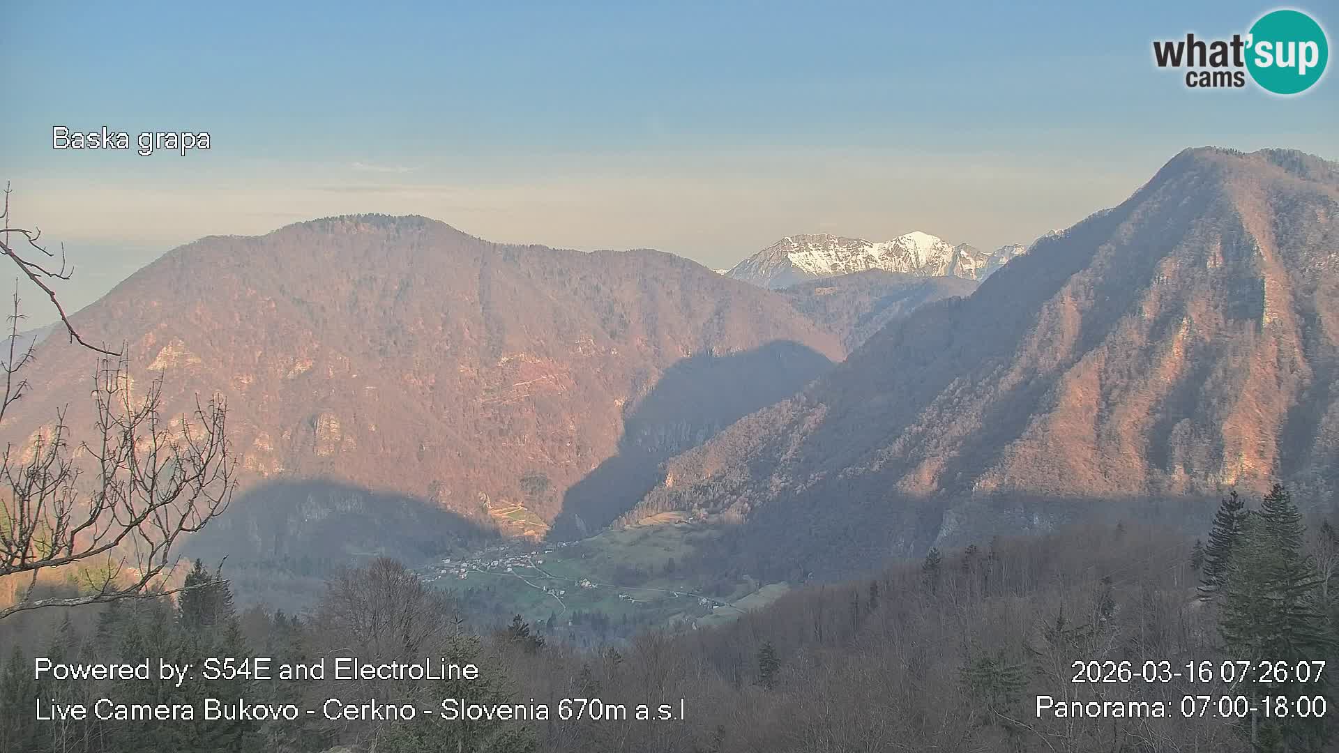 Kamera Bukovo – Baška grapa | Cerkno