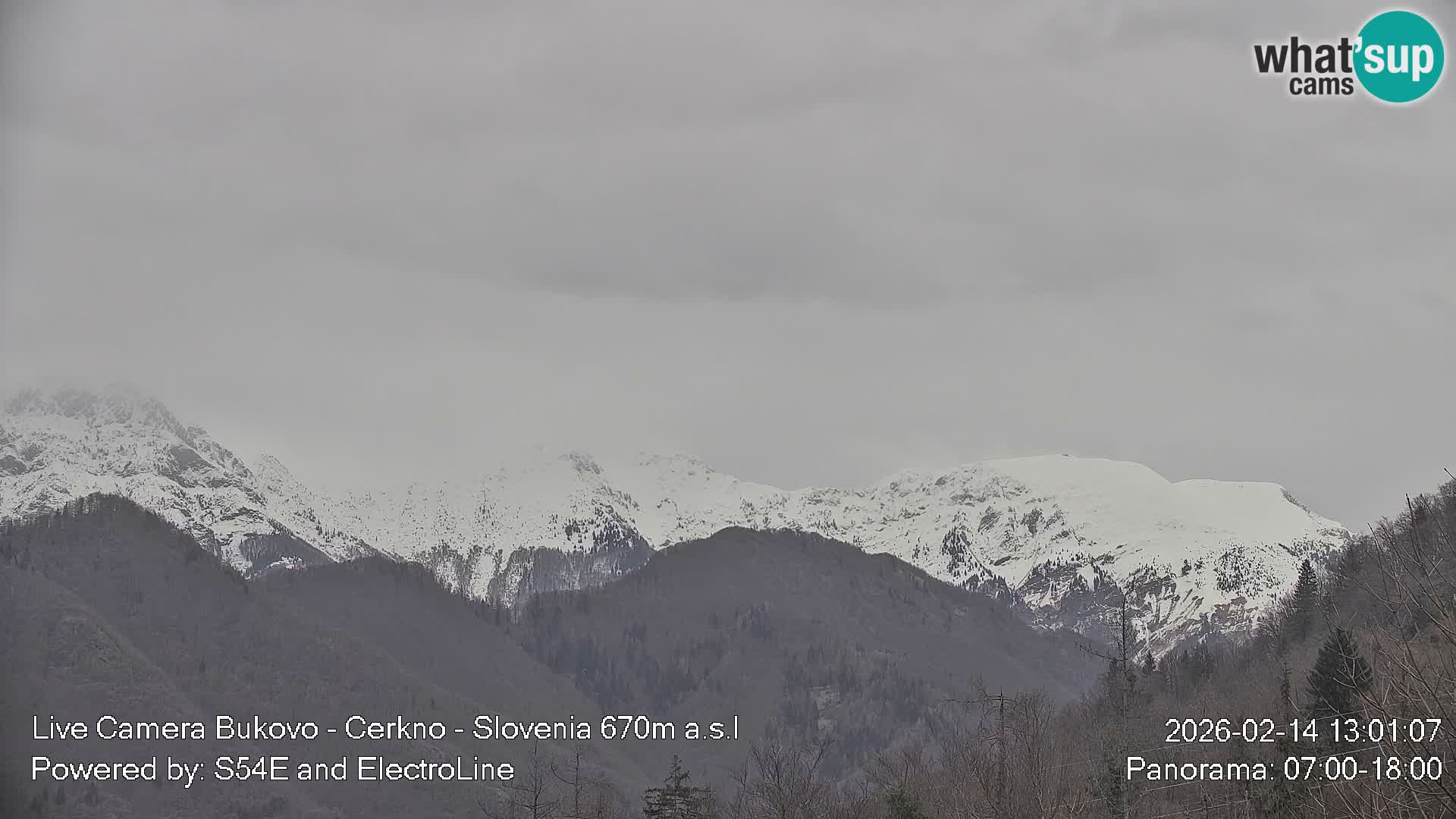 Web kamera Bukovo – Baška grapa | Cerkno | Slovenija