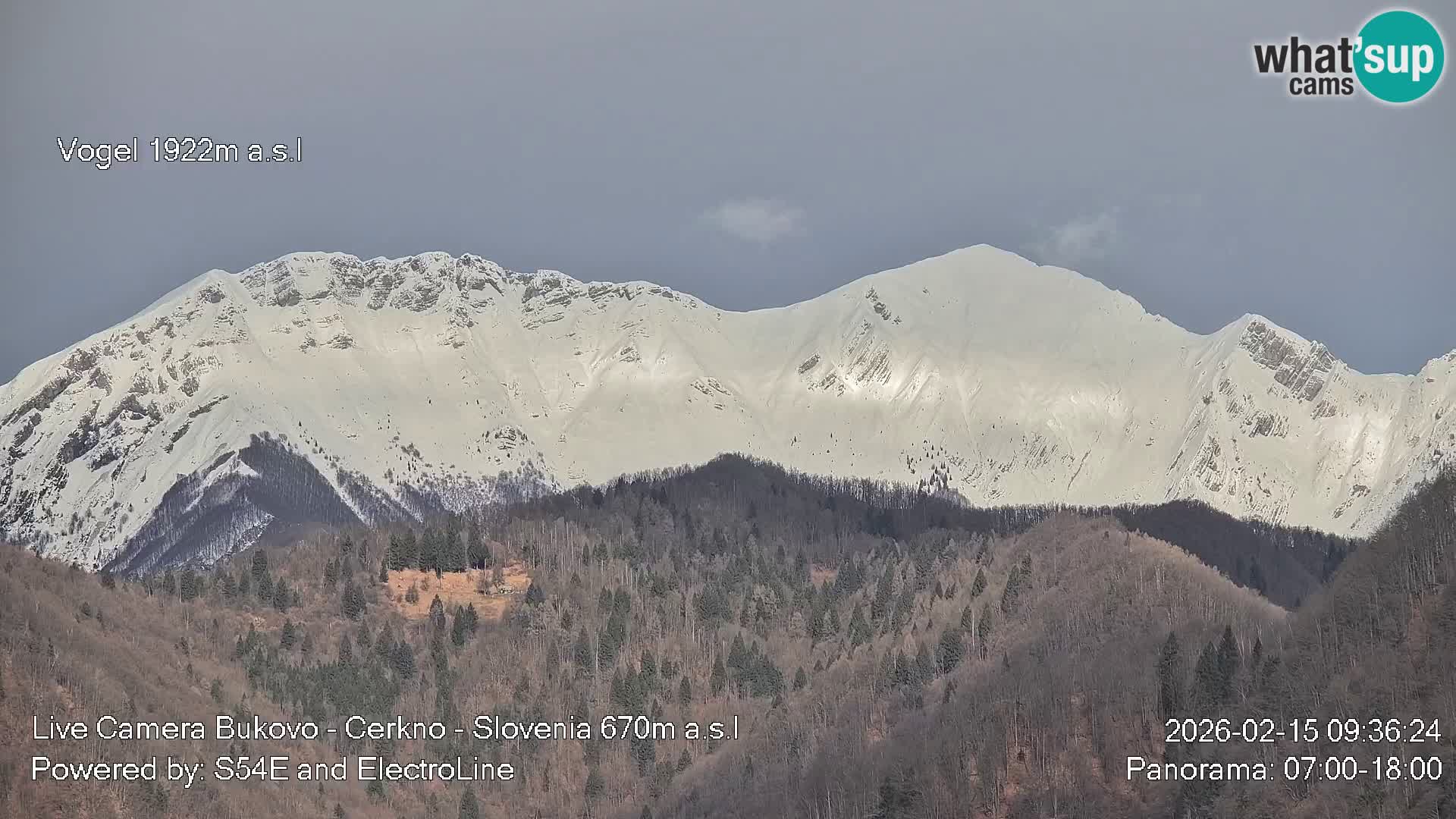 Web kamera Bukovo – Baška grapa | Cerkno | Slovenija