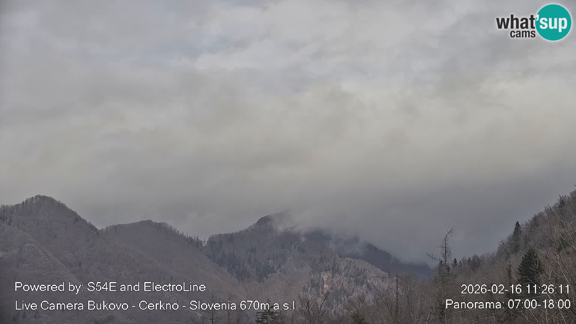 Web kamera Bukovo – Baška grapa | Cerkno | Slovenija