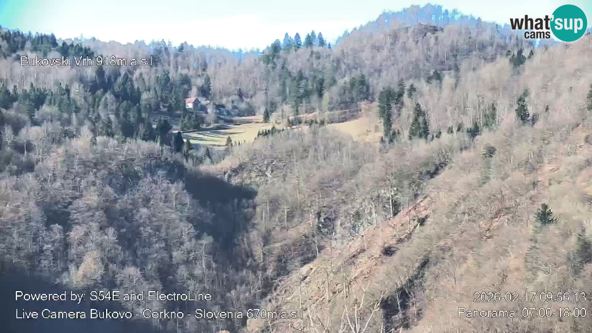 Webcam Bukovo – Baška grapa | Cerkno | Slovenia