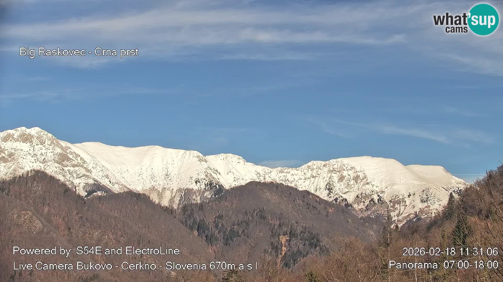 Webcam en vivo Bukovo – Baška grapa | Cerkno | Eslovenia