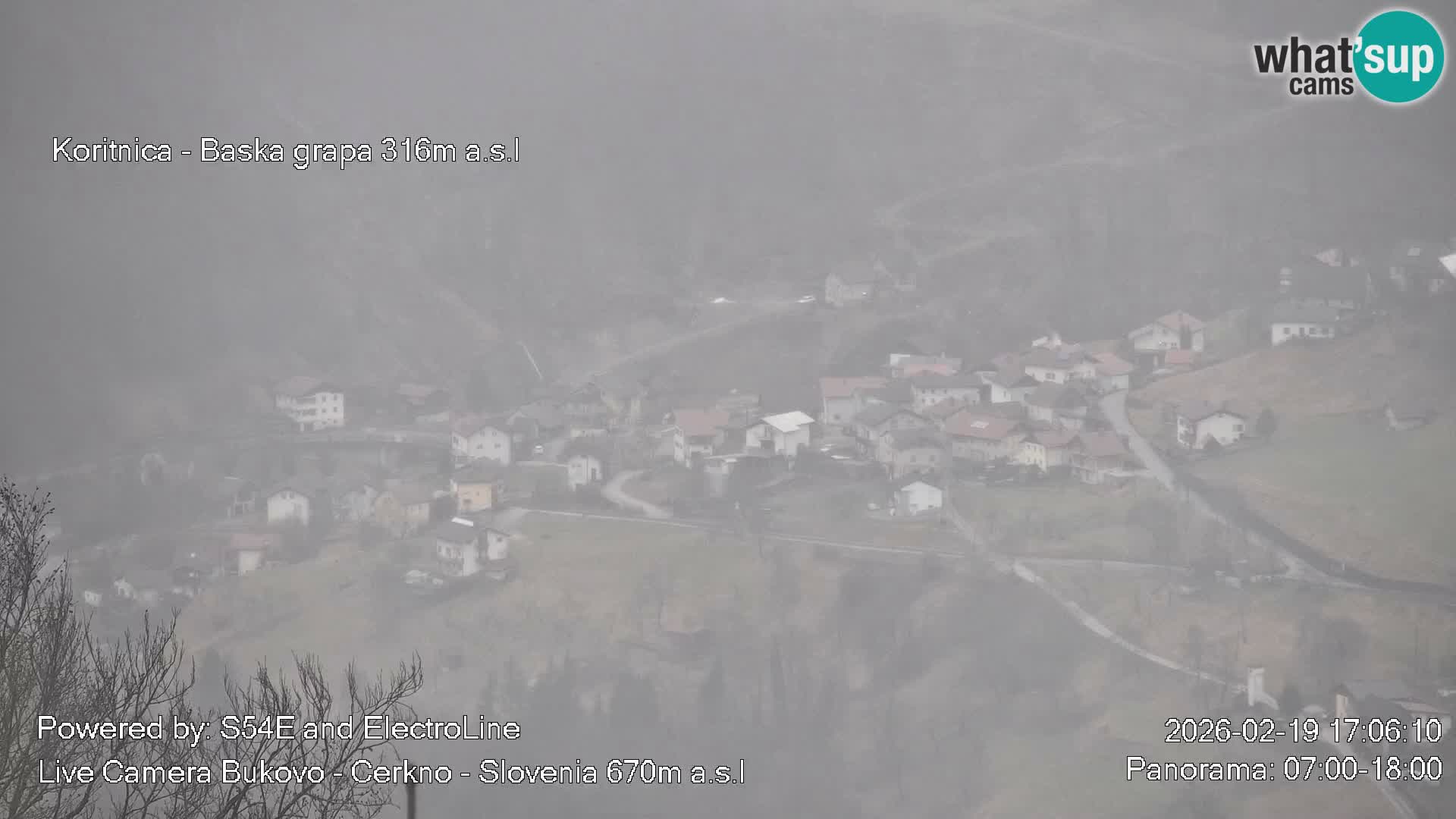 Webcam Bukovo – Baška grapa | Cerkno | Slovenia