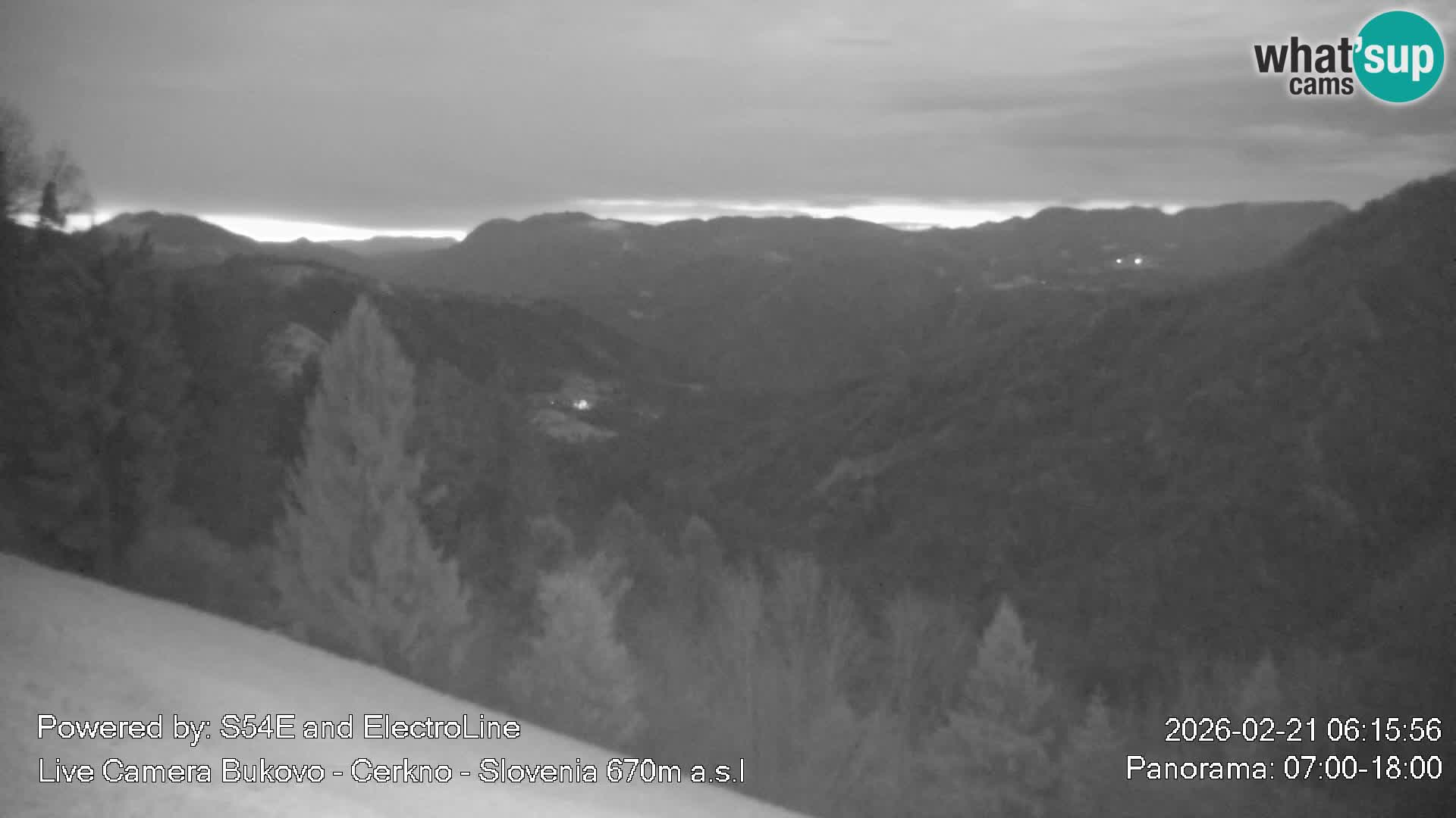 Web kamera Bukovo – Baška grapa | Cerkno | Slovenija