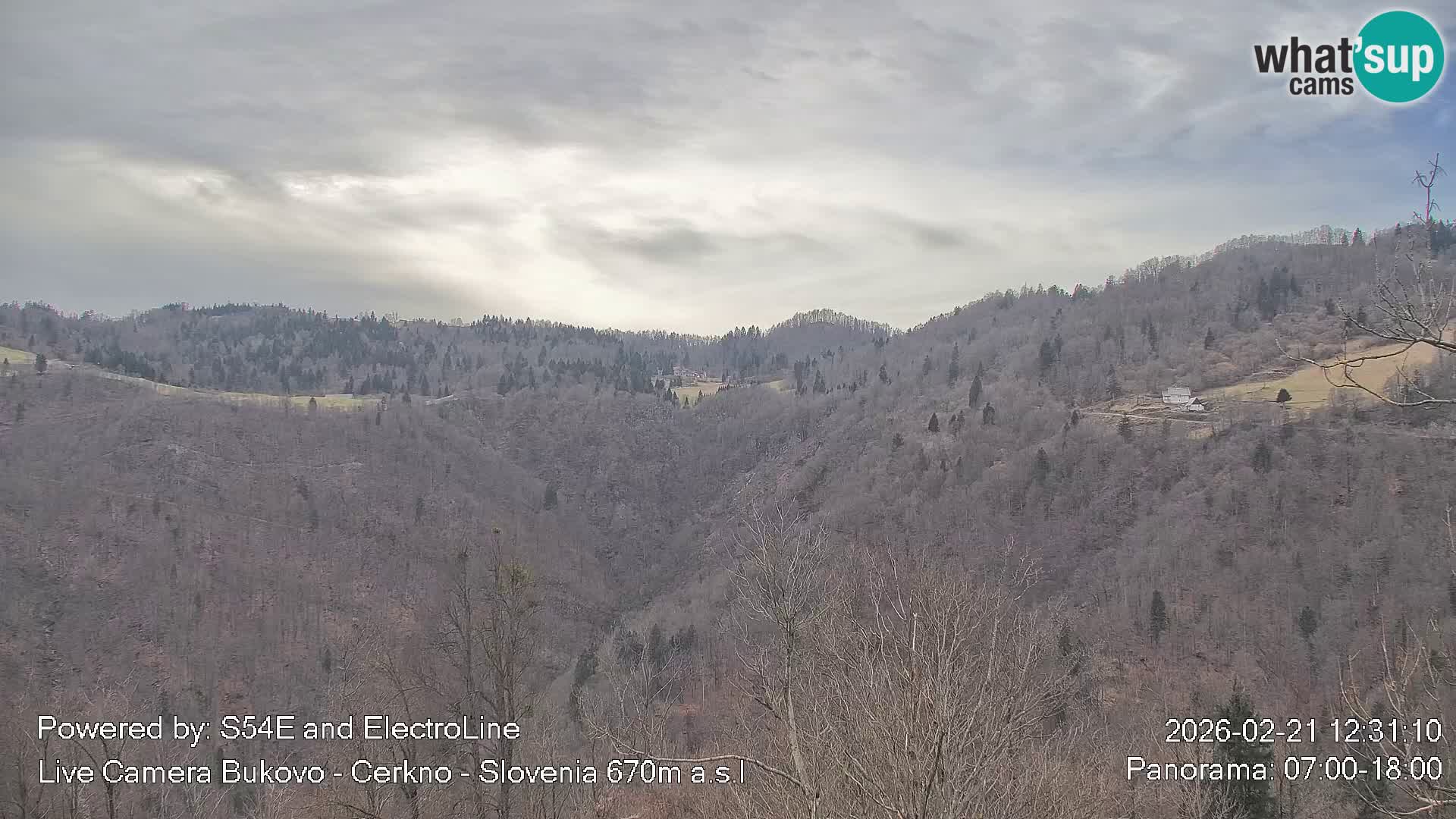Webcam Bukovo – Baška grapa | Cerkno | Slovénie