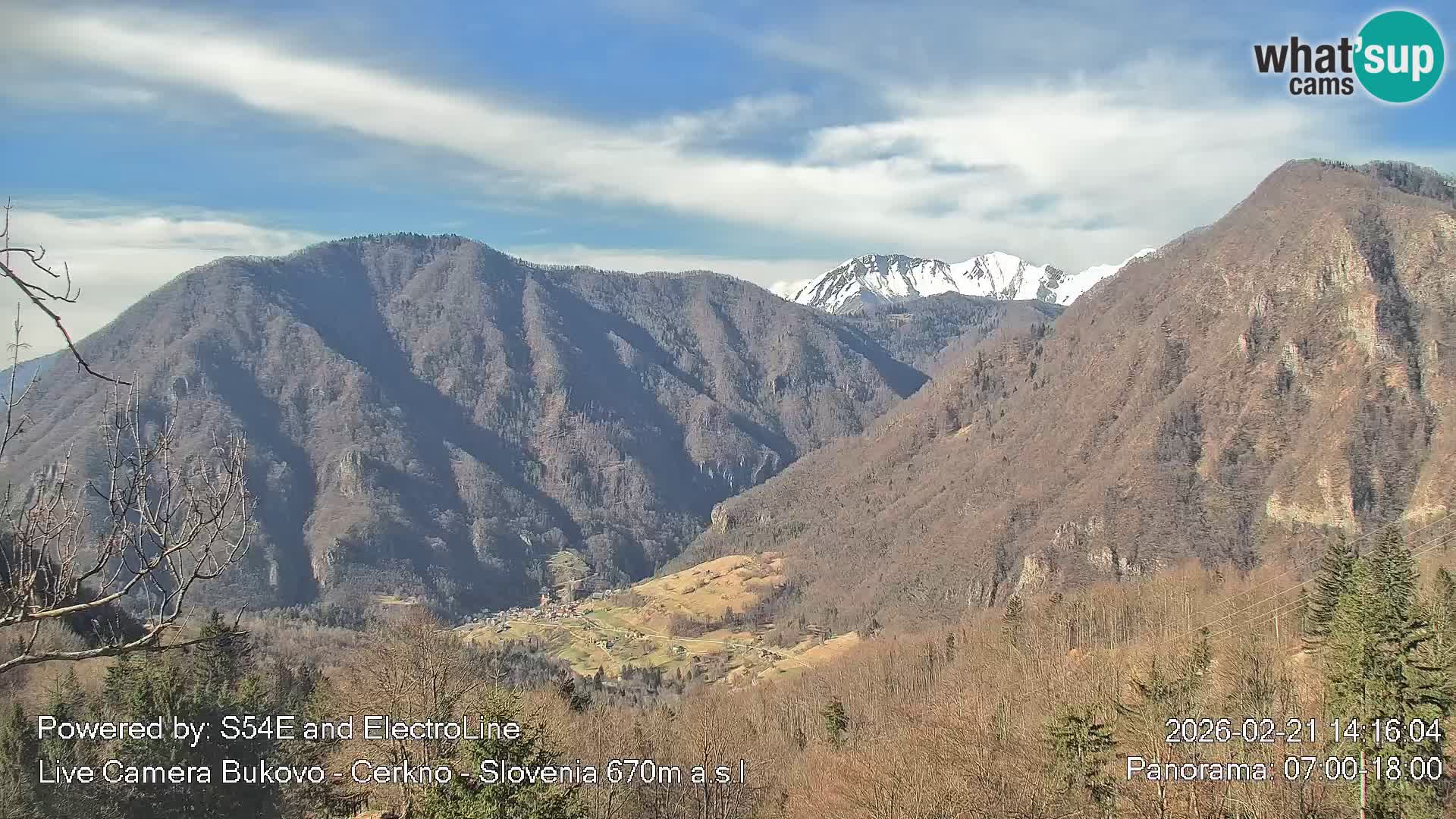 Webcam Bukovo – Baška grapa | Cerkno | Slovénie