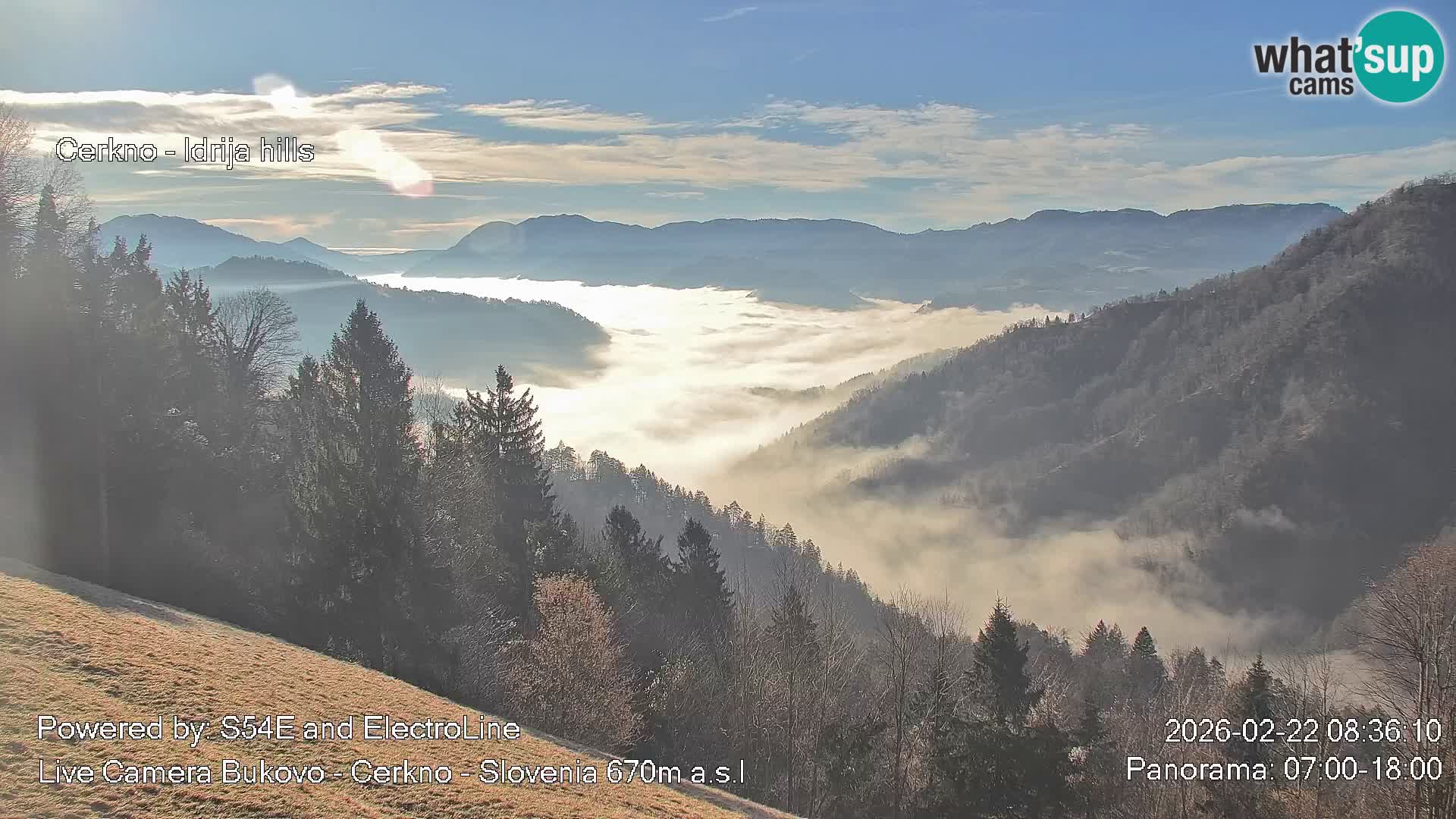 Webcam Bukovo – Baška grapa | Cerkno | Slovénie