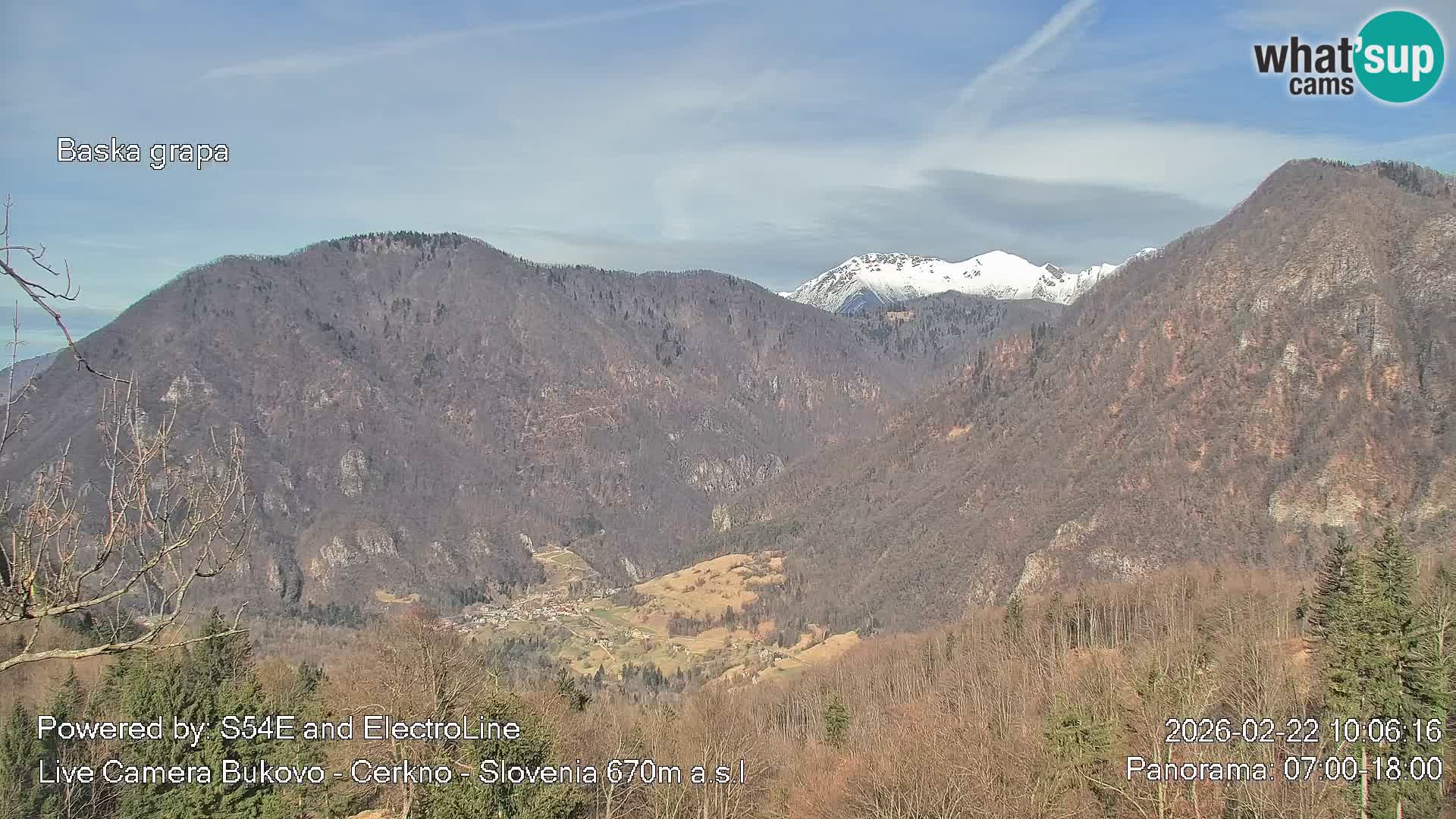 Webcam Bukovo – Baška grapa | Cerkno | Slovenia