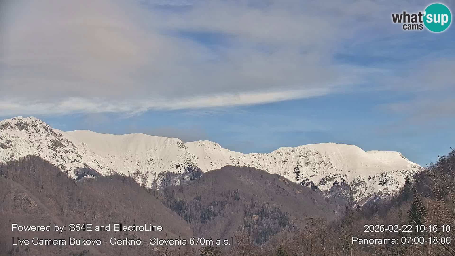 Web kamera Bukovo – Baška grapa | Cerkno | Slovenija