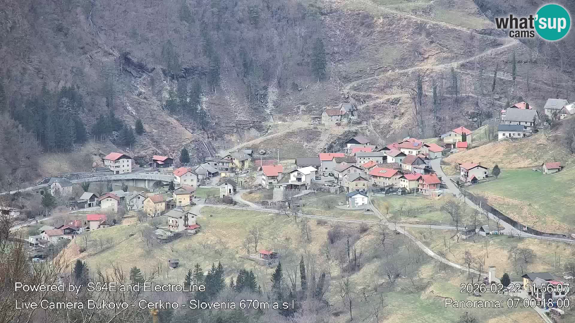 Webcam Bukovo – Baška grapa | Cerkno | Slovenia