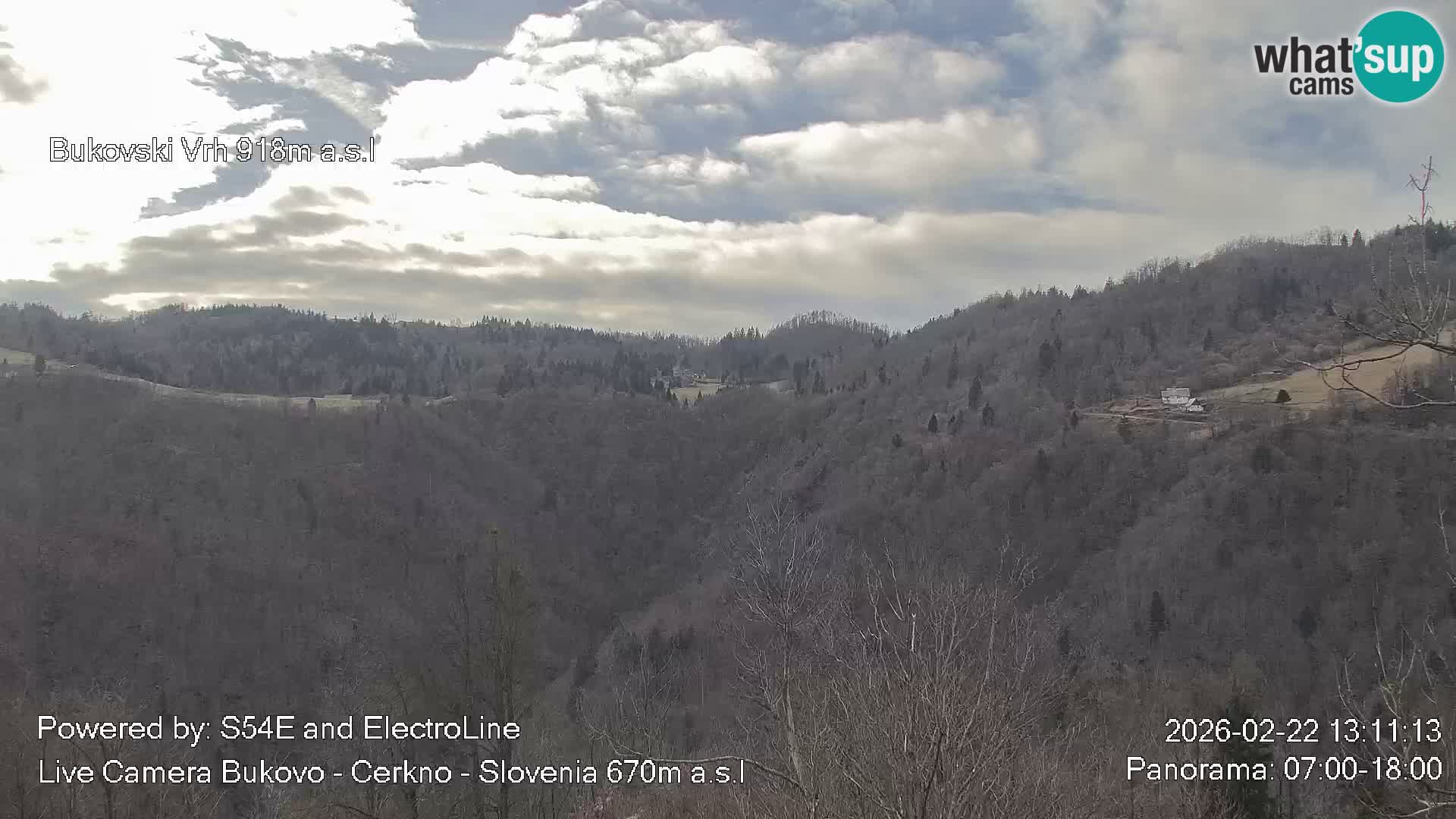 Webcam Bukovo – Baška grapa | Cerkno | Slovenia