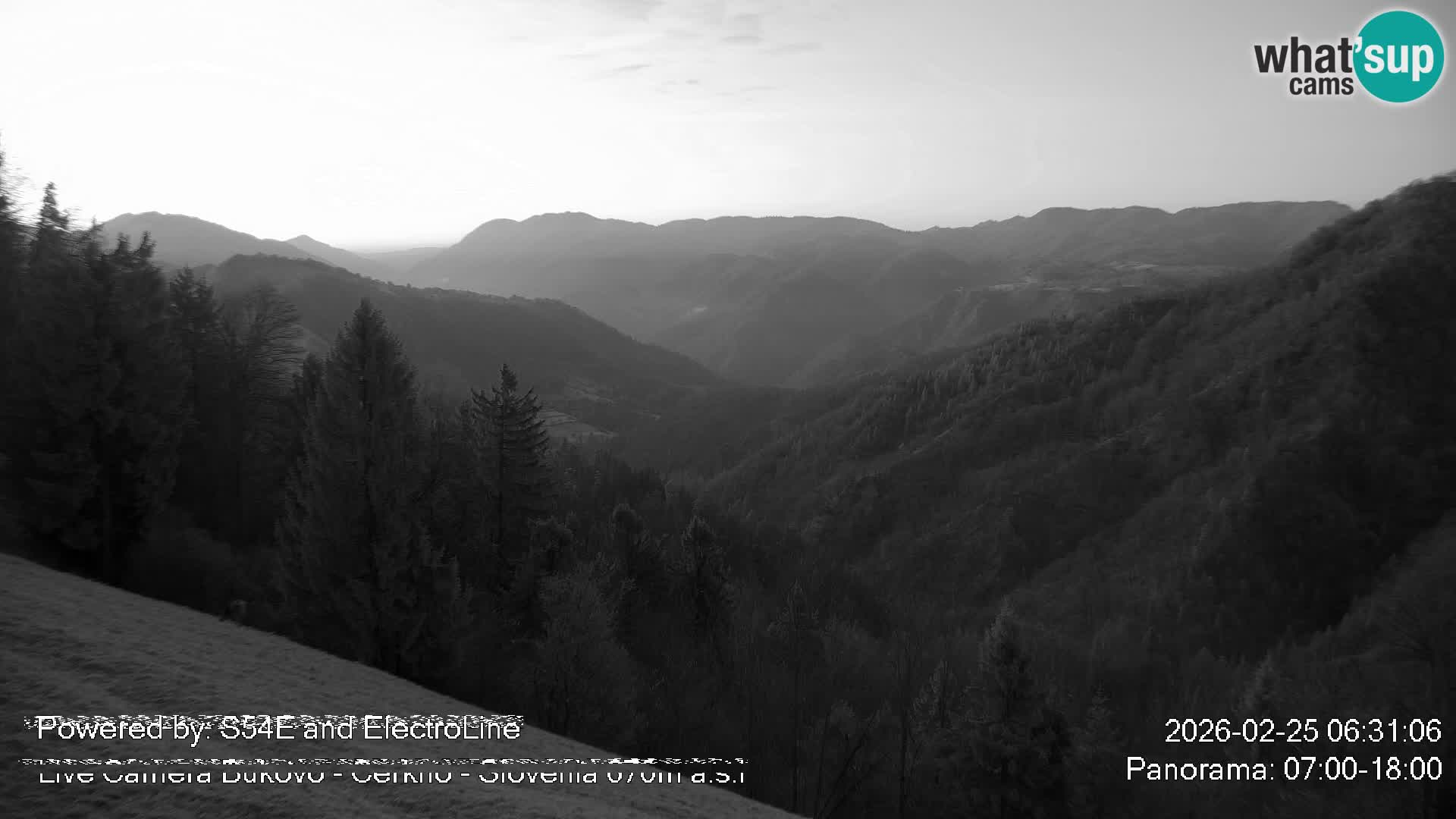 Web kamera Bukovo – Baška grapa | Cerkno | Slovenija