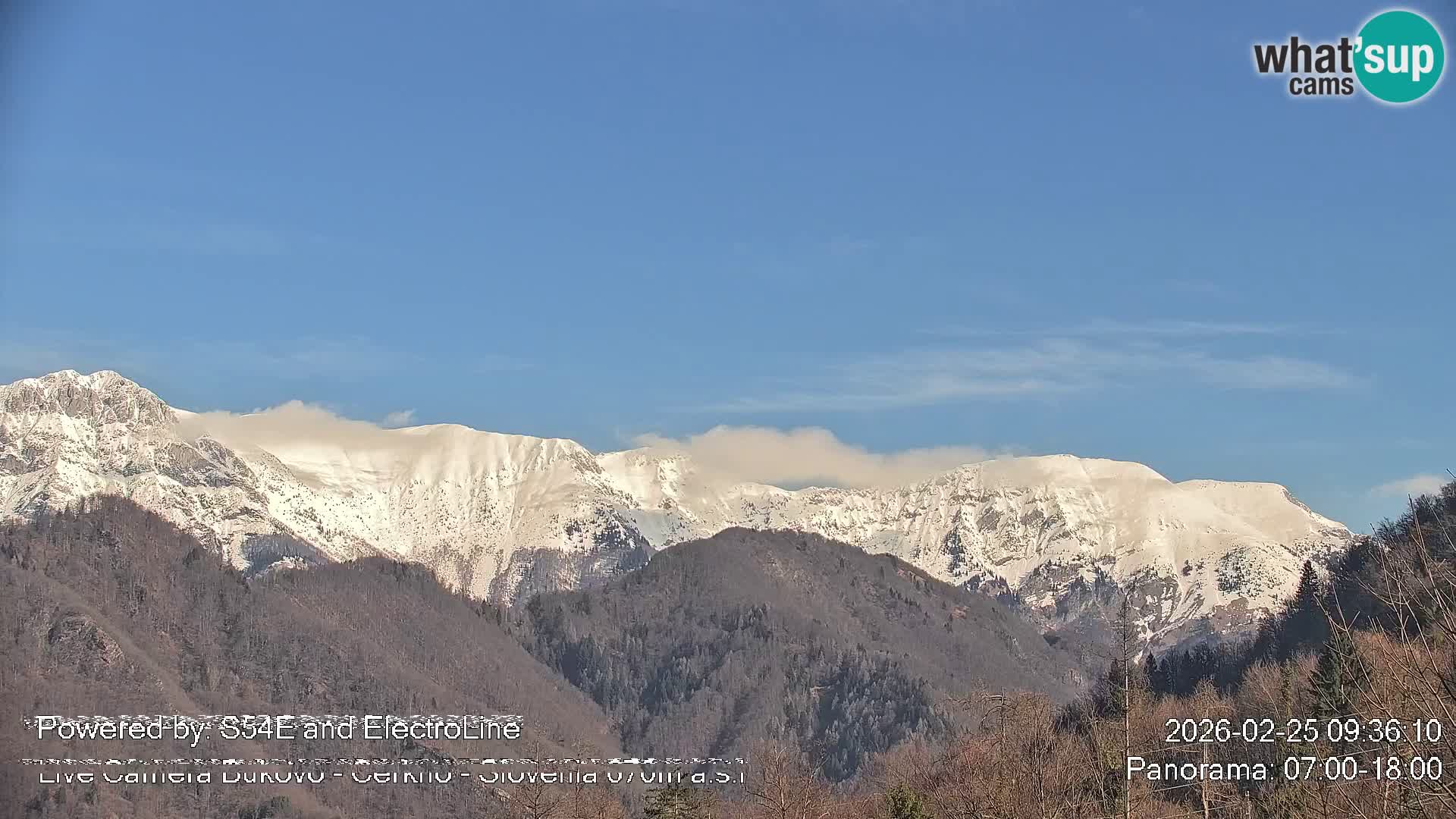 Webcam en vivo Bukovo – Baška grapa | Cerkno | Eslovenia