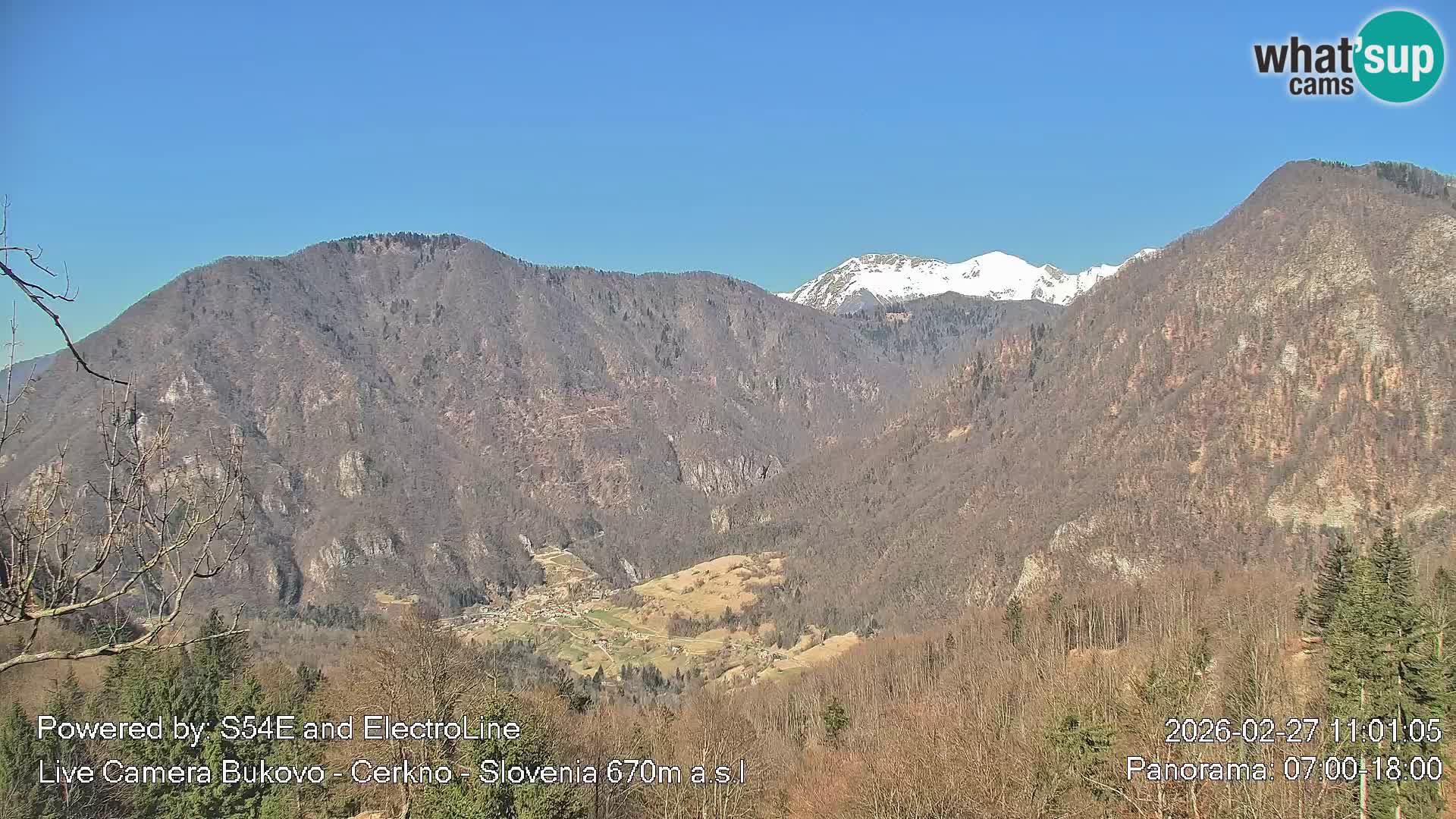 Bukovo Webcam – Baška grapa | Cerkno | Slowenien