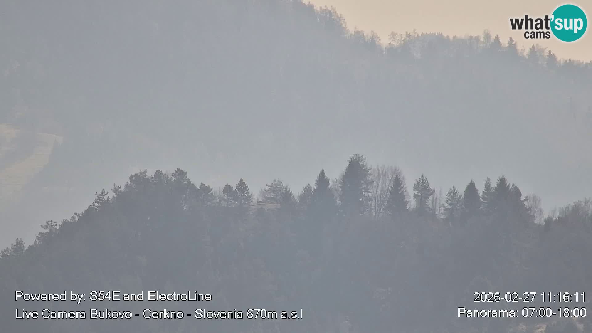Web kamera Bukovo – Baška grapa | Cerkno | Slovenija