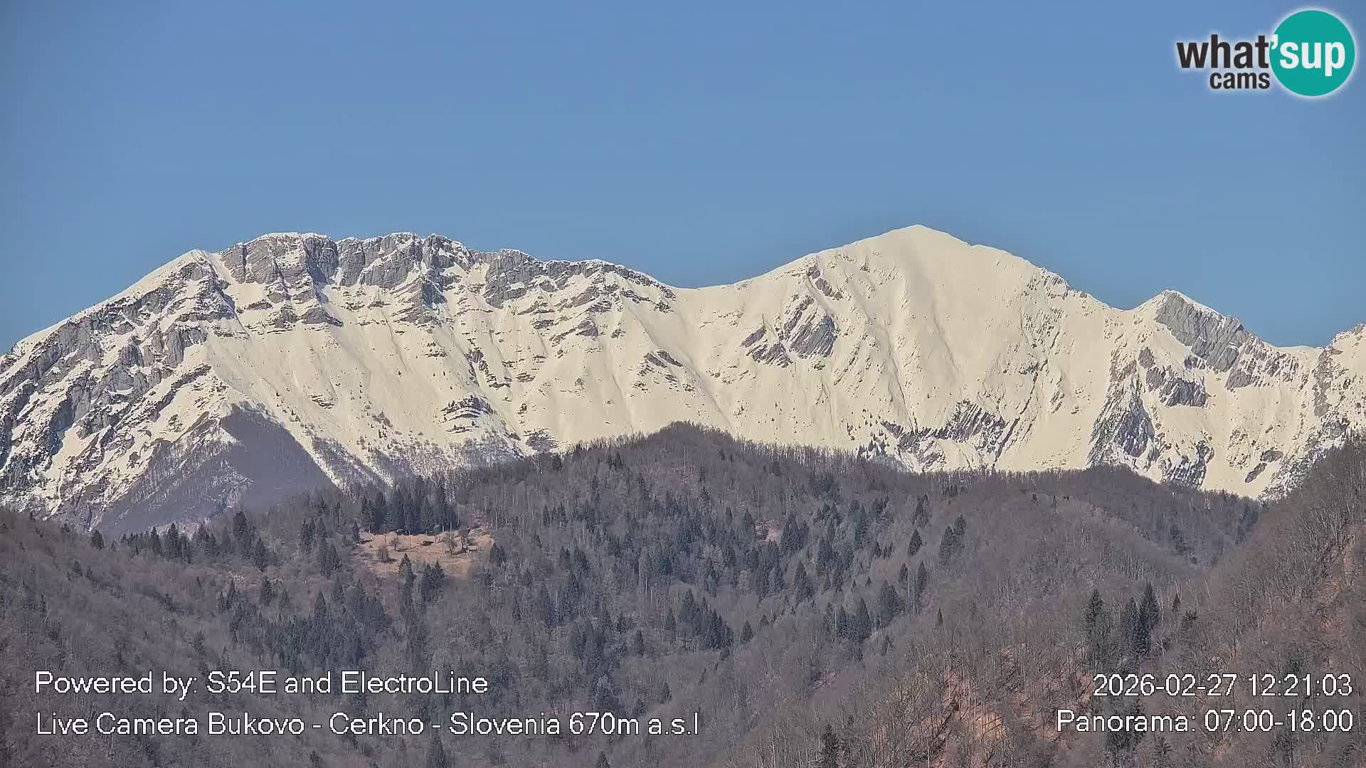 Webcam en vivo Bukovo – Baška grapa | Cerkno | Eslovenia