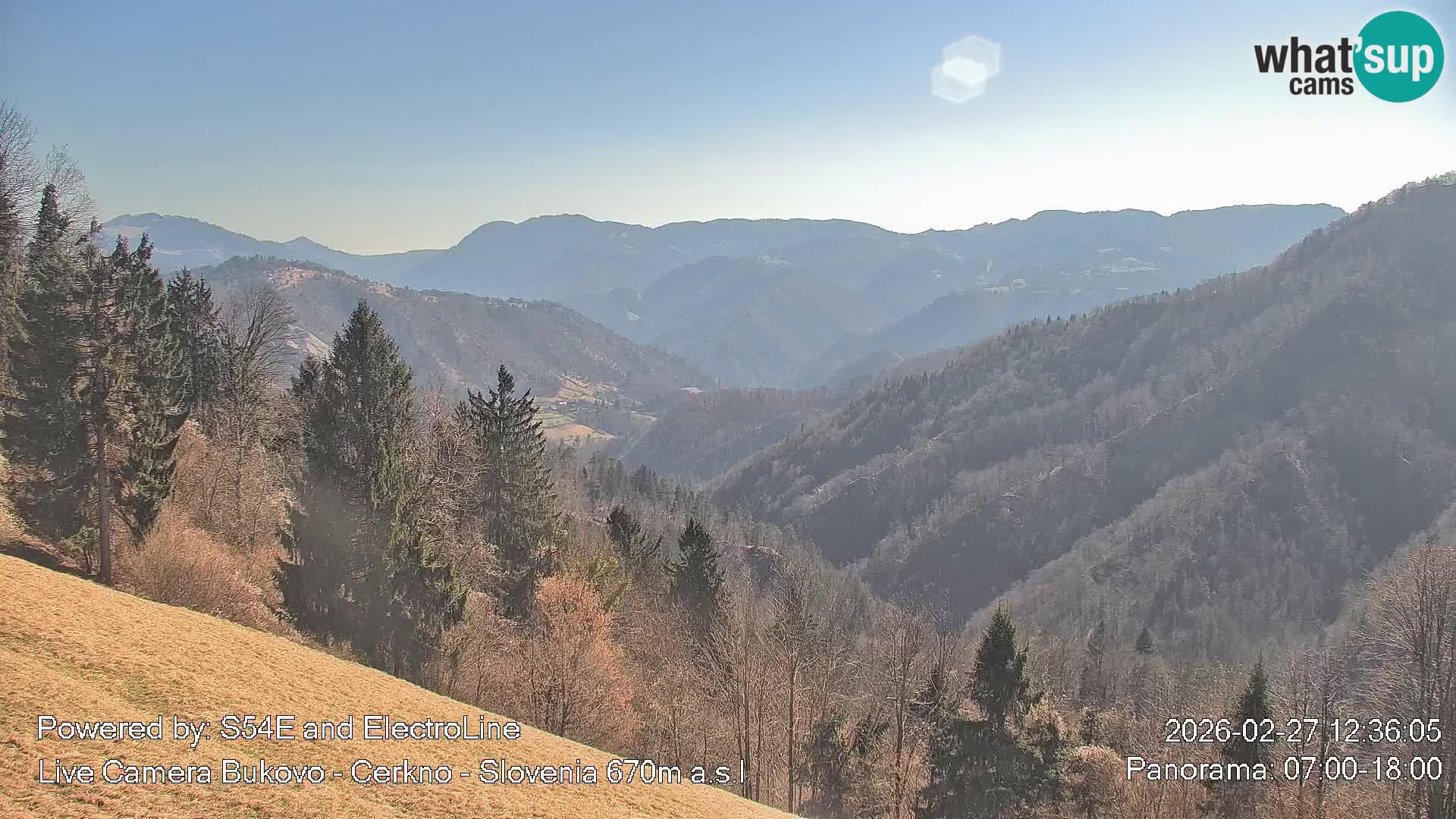 Webcam Bukovo – Baška grapa | Cerkno | Slovénie