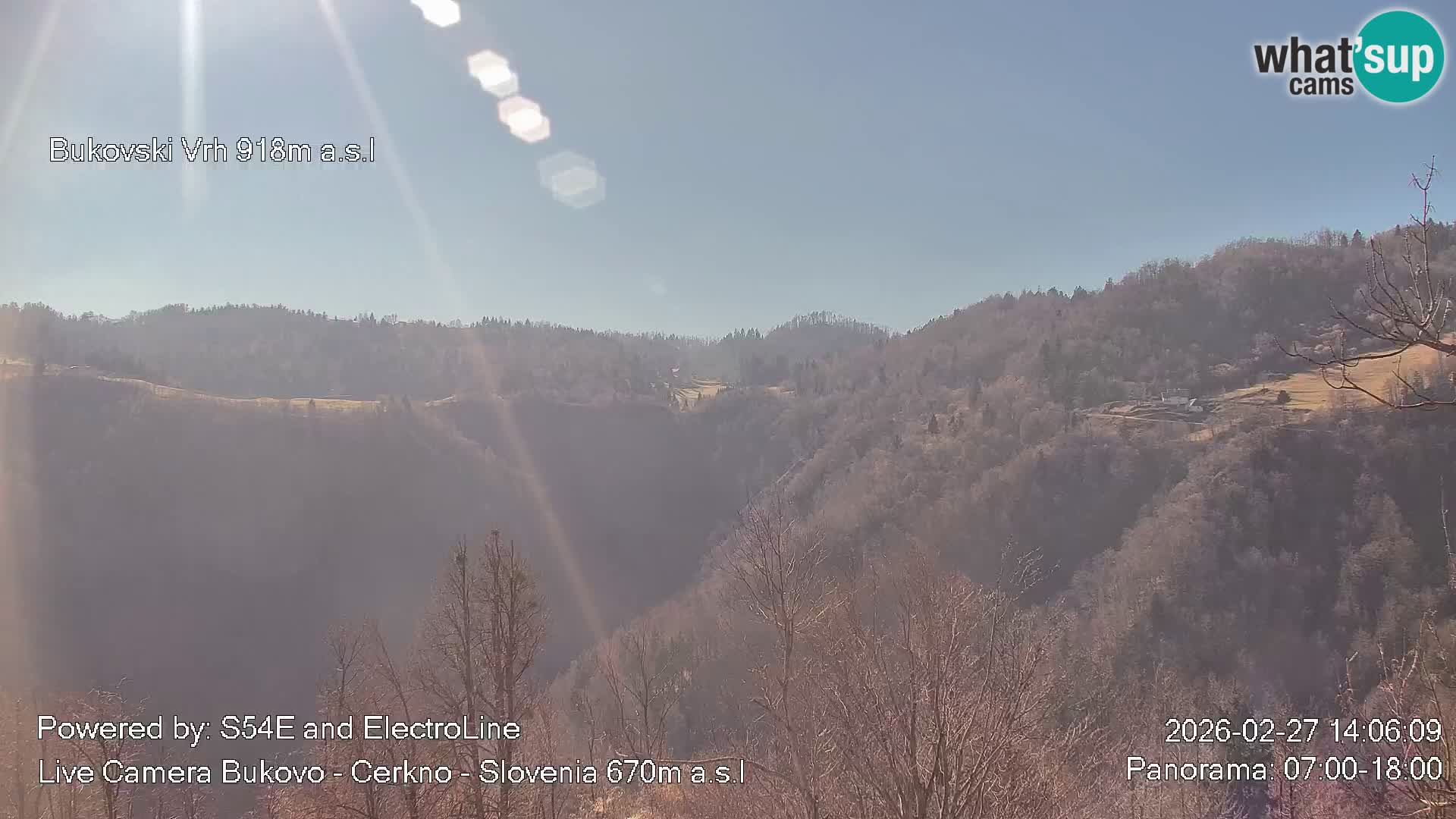 Webcam en vivo Bukovo – Baška grapa | Cerkno | Eslovenia