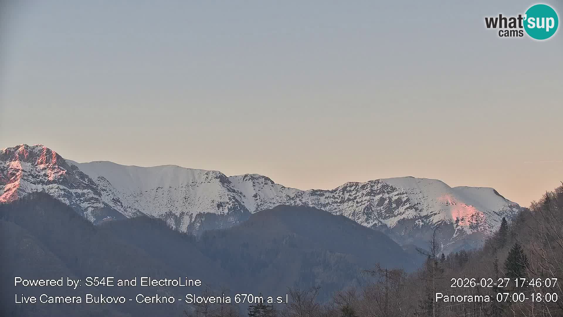 Webcam Bukovo – Baška grapa | Cerkno | Slovénie