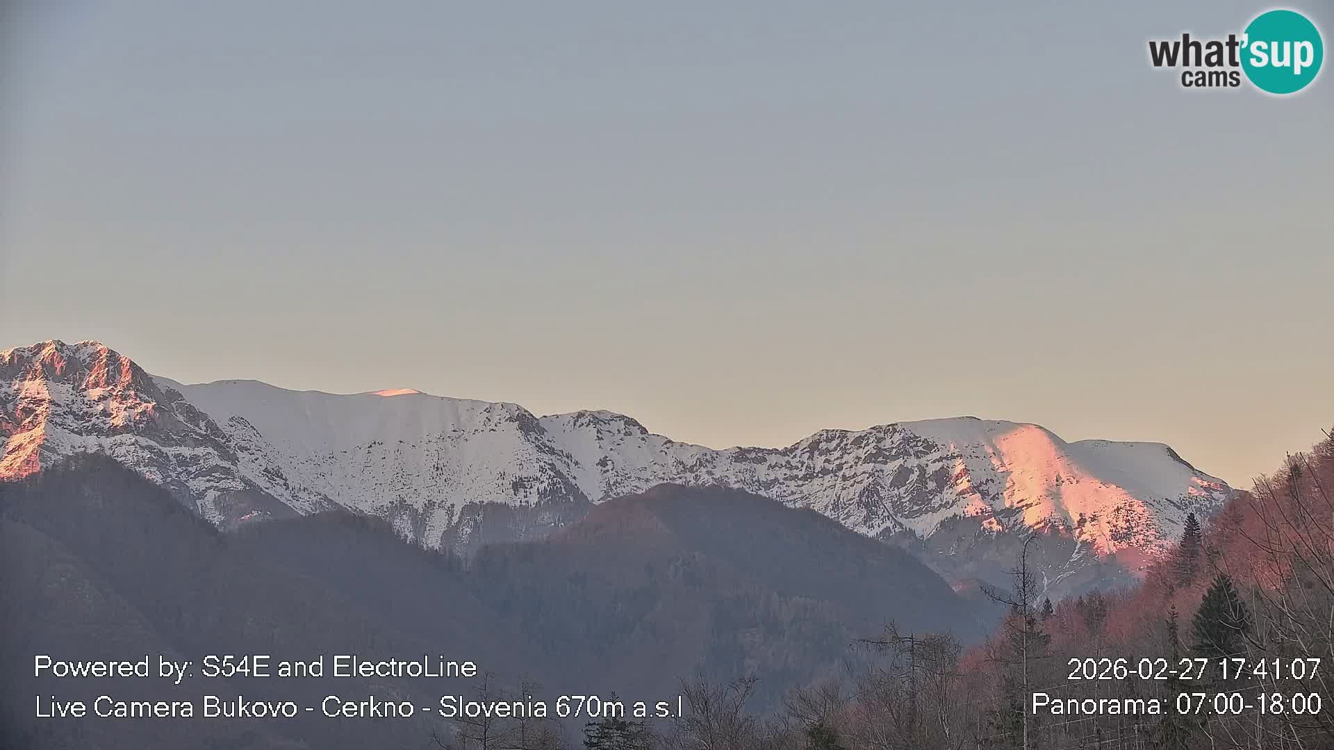 Webcam en vivo Bukovo – Baška grapa | Cerkno | Eslovenia