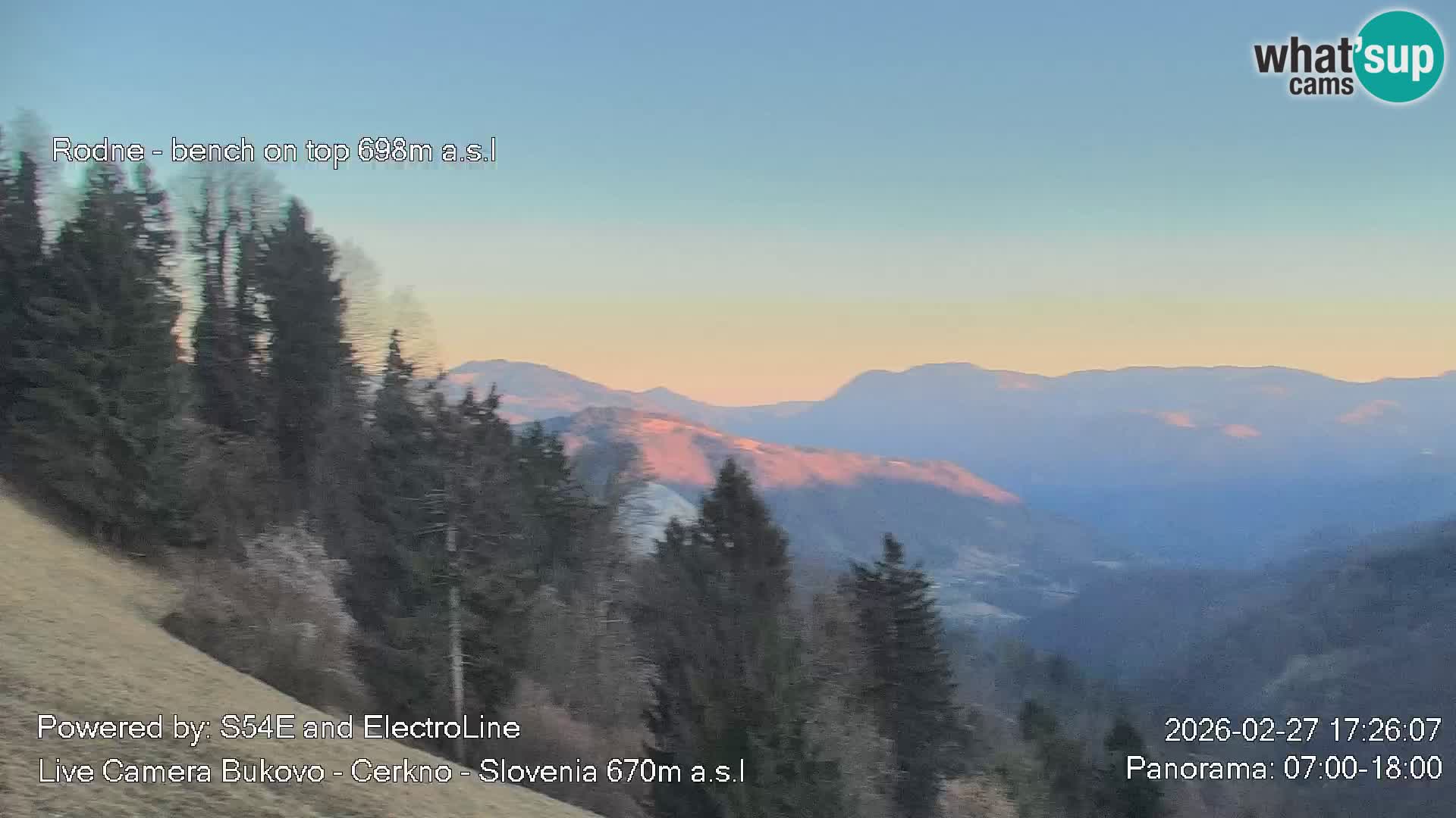 Webcam en vivo Bukovo – Baška grapa | Cerkno | Eslovenia