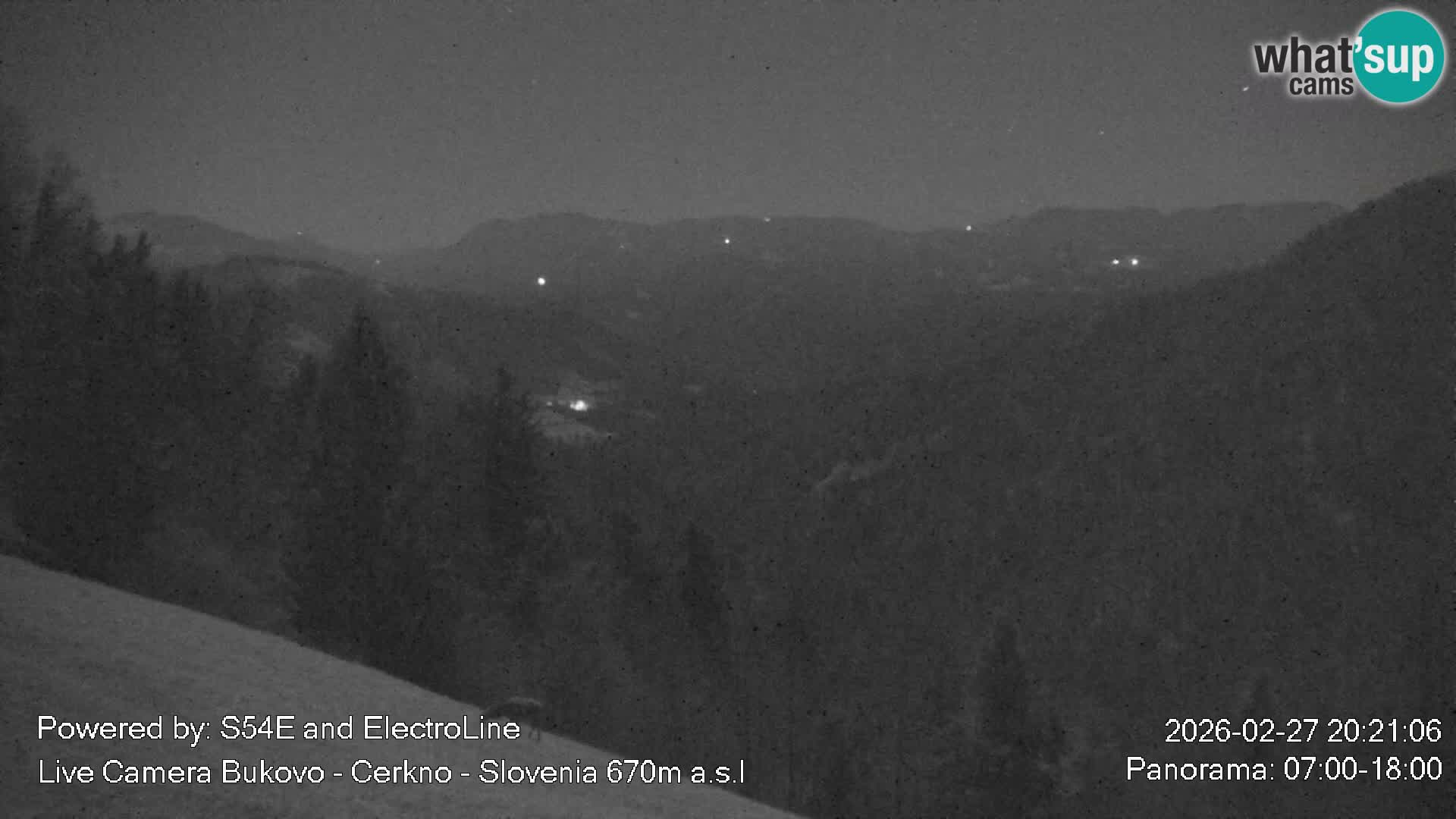Web kamera Bukovo – Baška grapa | Cerkno | Slovenija